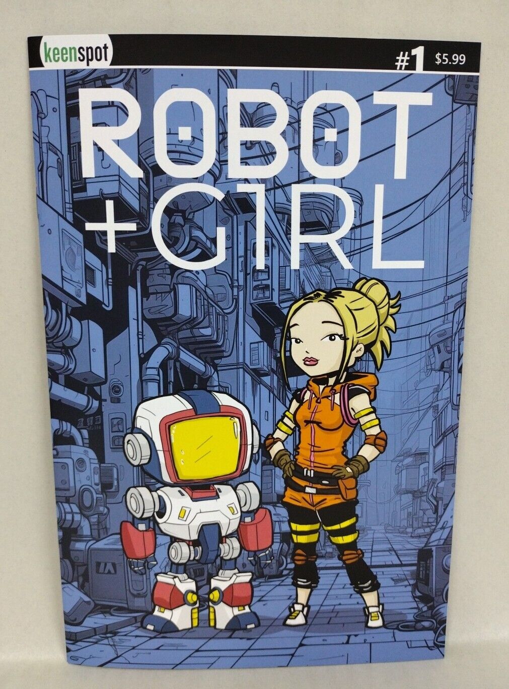 Robot + Girl #1 (2024) Keenspot All Ages Comic Cover A Mike White NM