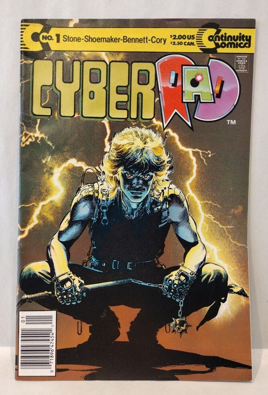 Cyber Rad Vol 1 #1 (1991) Continuity Comic NewsStand Edition Neal Adams