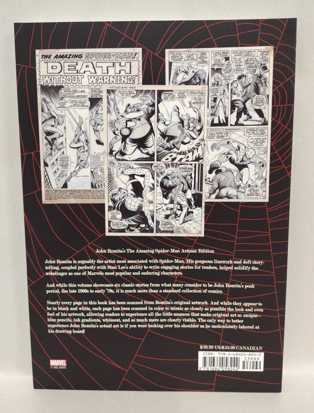 Amazing Spider-Man John Romits Sr. Artisan Edition (2021) Marvel IDW TPB New