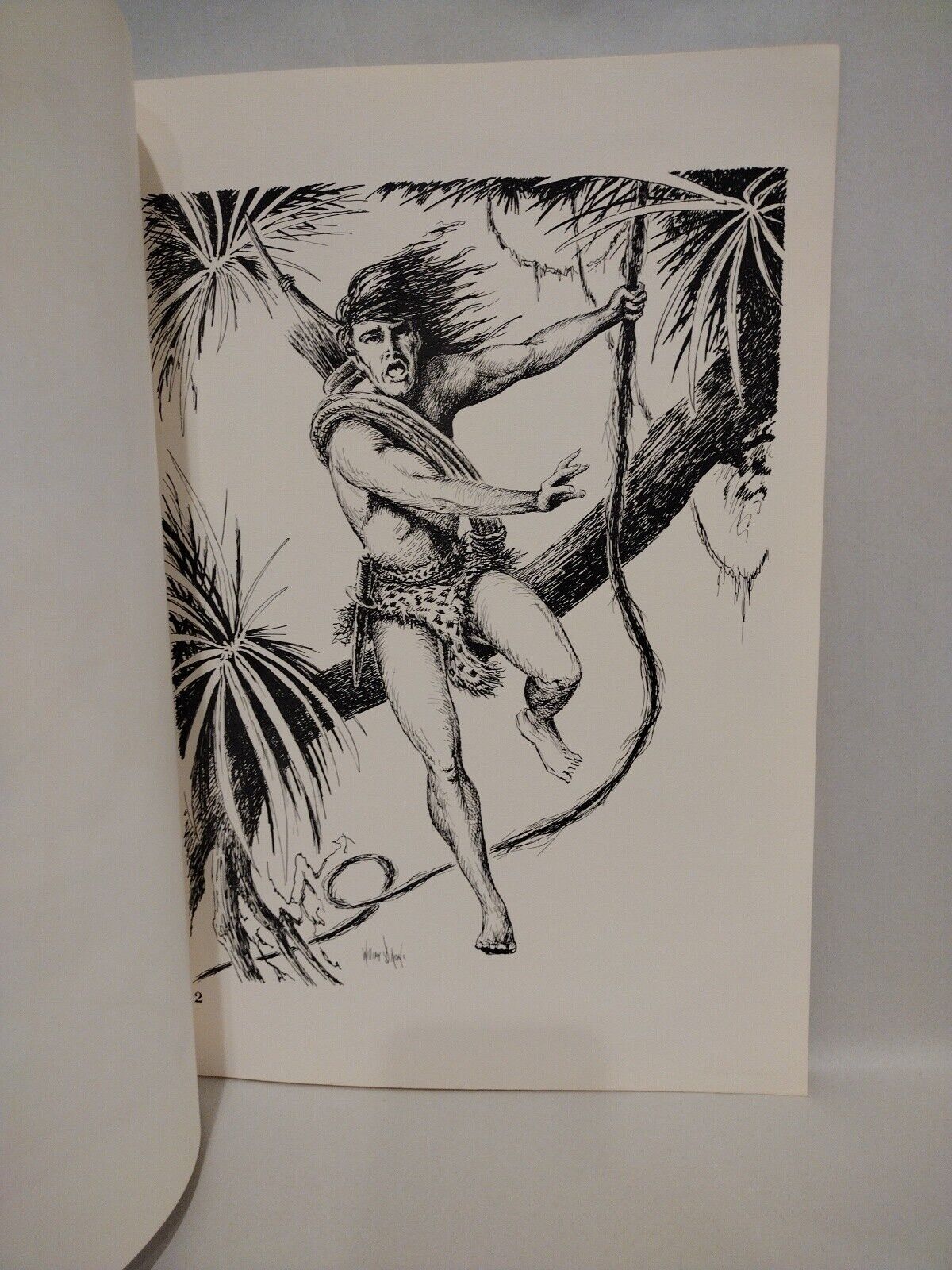 William Dixon Portfolio Of Drawings 1971 Edgar Rice Burroughs Illustration Book