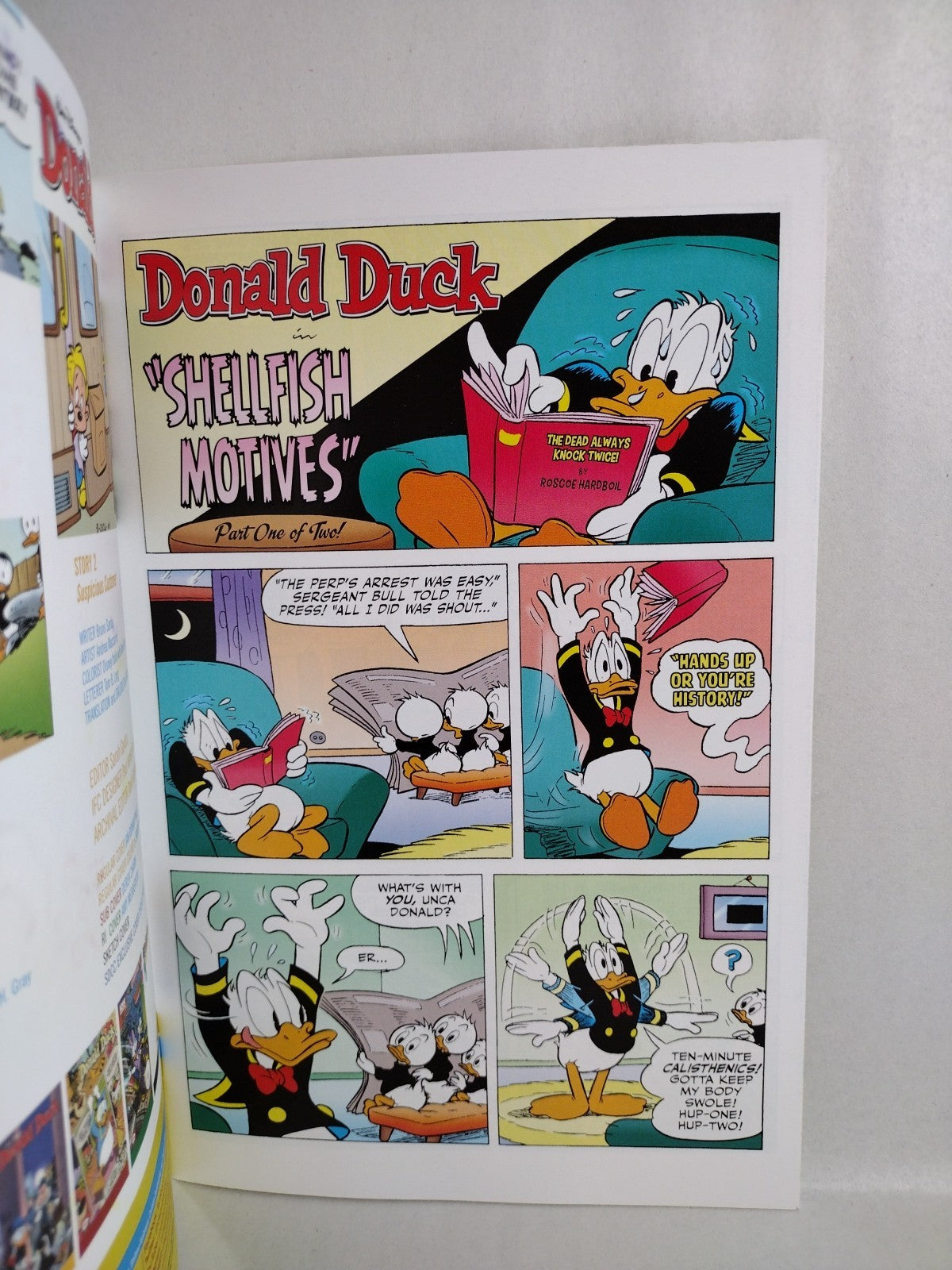 Donald Duck#1 (2015) IDW Blank Variant Comic With Original DCastr Watercolor Art