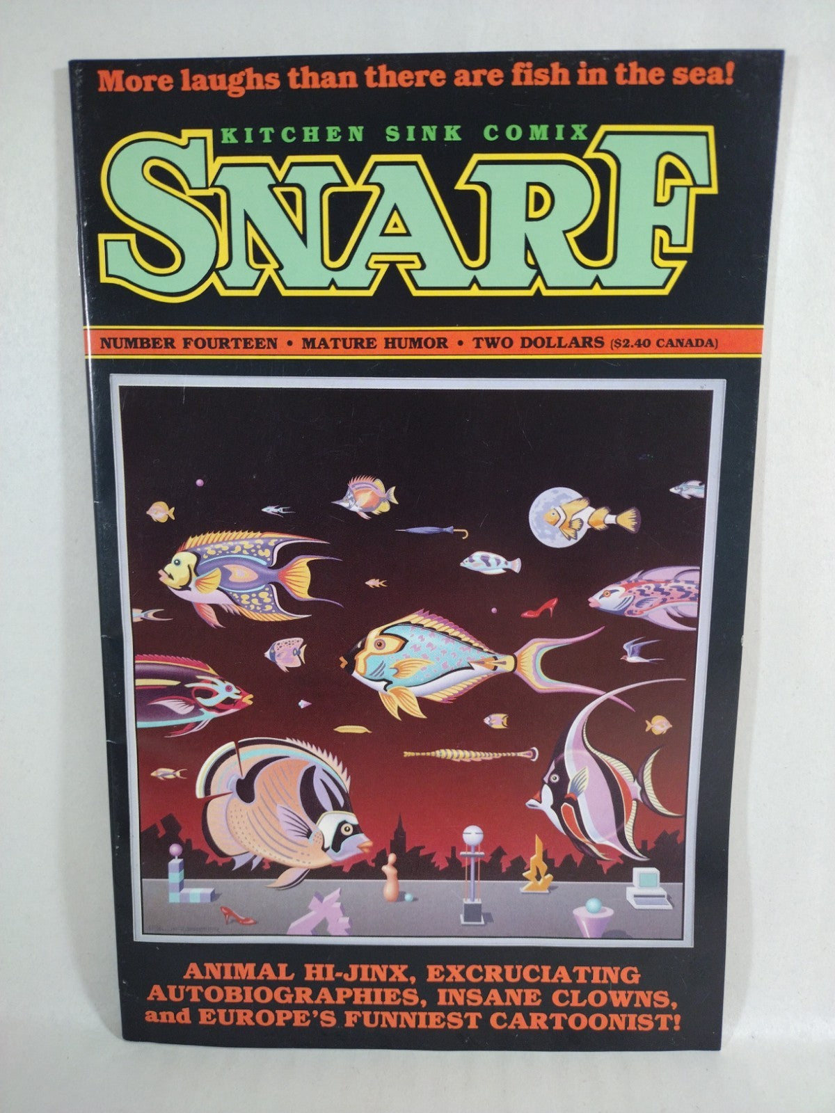 Snarf #11 13 14 (1989) Kitchen Sink Underground Comic Lot VG-FN John Pound Cover