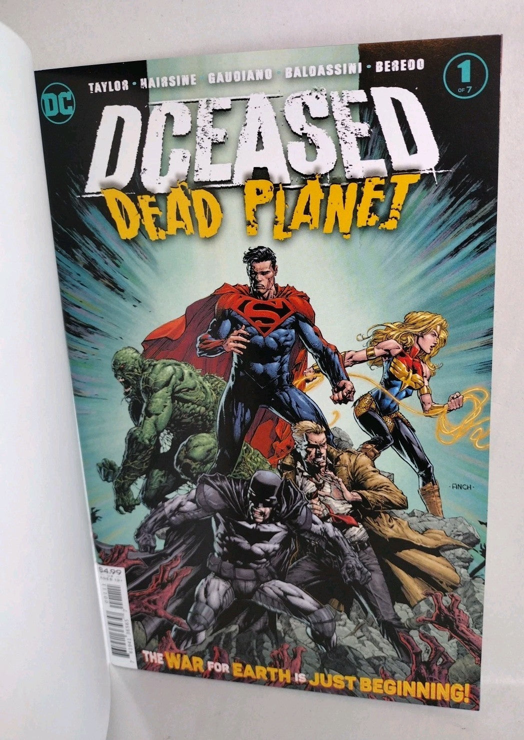 DCeased Dead Planet 1 (2020) DC Comic Sketch Cover Variant w Original Art DCastr