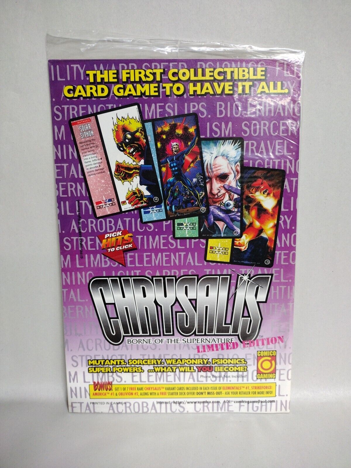 Elementals #1 2 (1996) Comico Birth Of A Supernation Tony Daniel Comic Set VF-NM