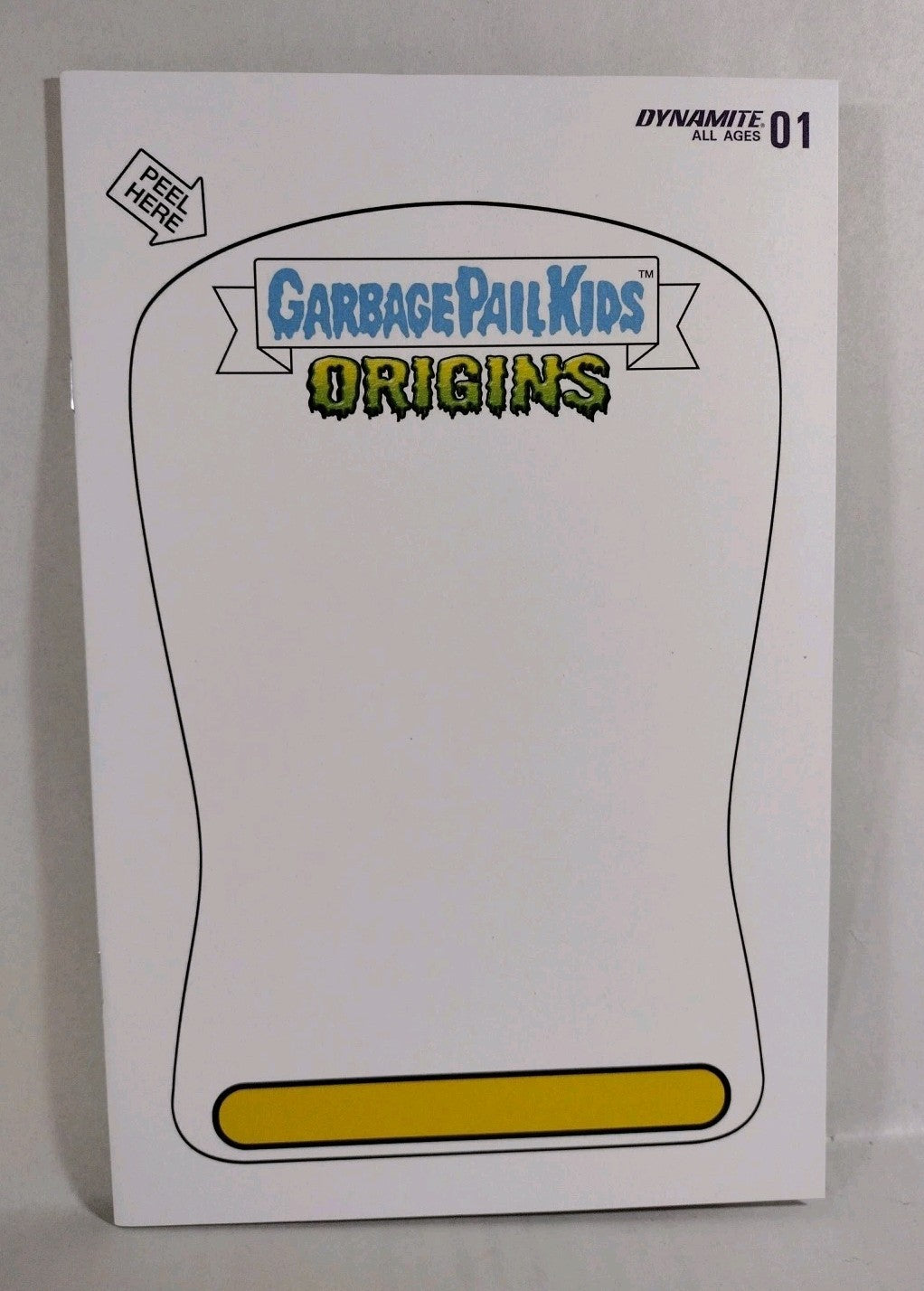 Garbage Pail Kids Origins #1 (2022) Dynamite Blank Sketch Cover O Variant NM