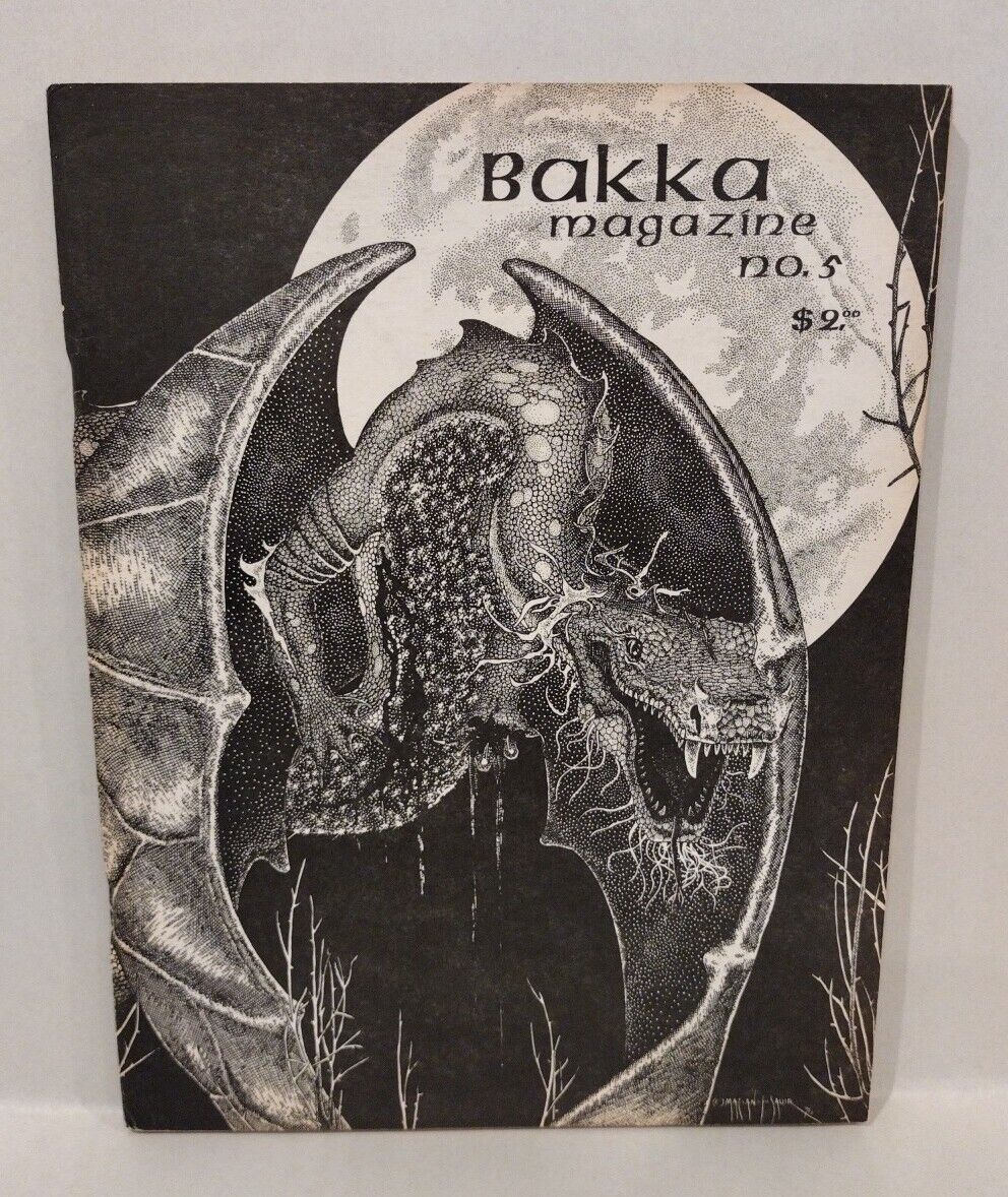 Bakka Magazine #5 (1977) Fanzine 160 Pgs Ken Steacy Comic Robert MacIntyre Cover