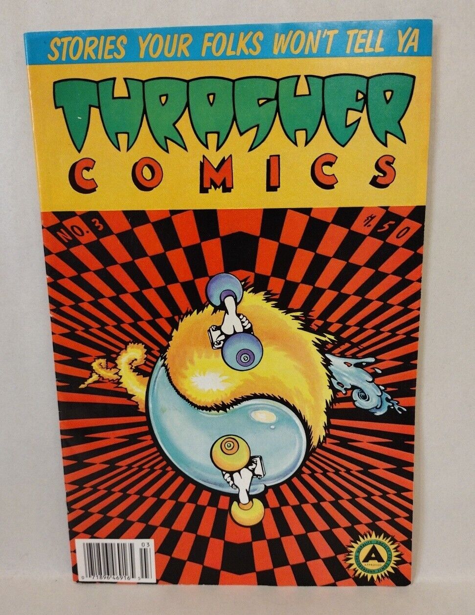 Thrasher Comics 3 (1988) High Speed Production Underground Comix Spain Rodriguez