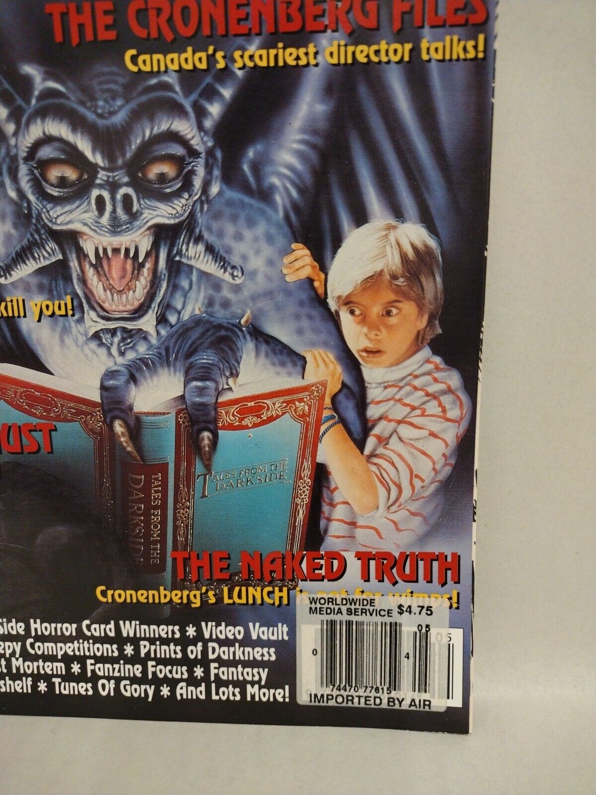 Dark Side Magazine #20 (1992) David Cronenberg Movie Index Naked Lunch Horror