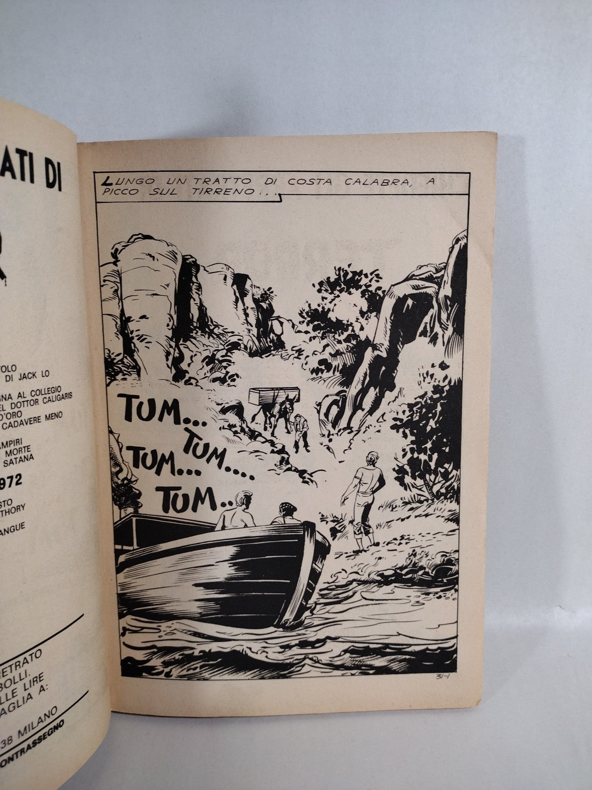 Terror #31 Baron Blood (1972) Elvipress Italian Text Vampire Horror Comic