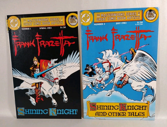 Frank Frazetta (1983) DC Comic Lot Set Shining Knight VF-NM