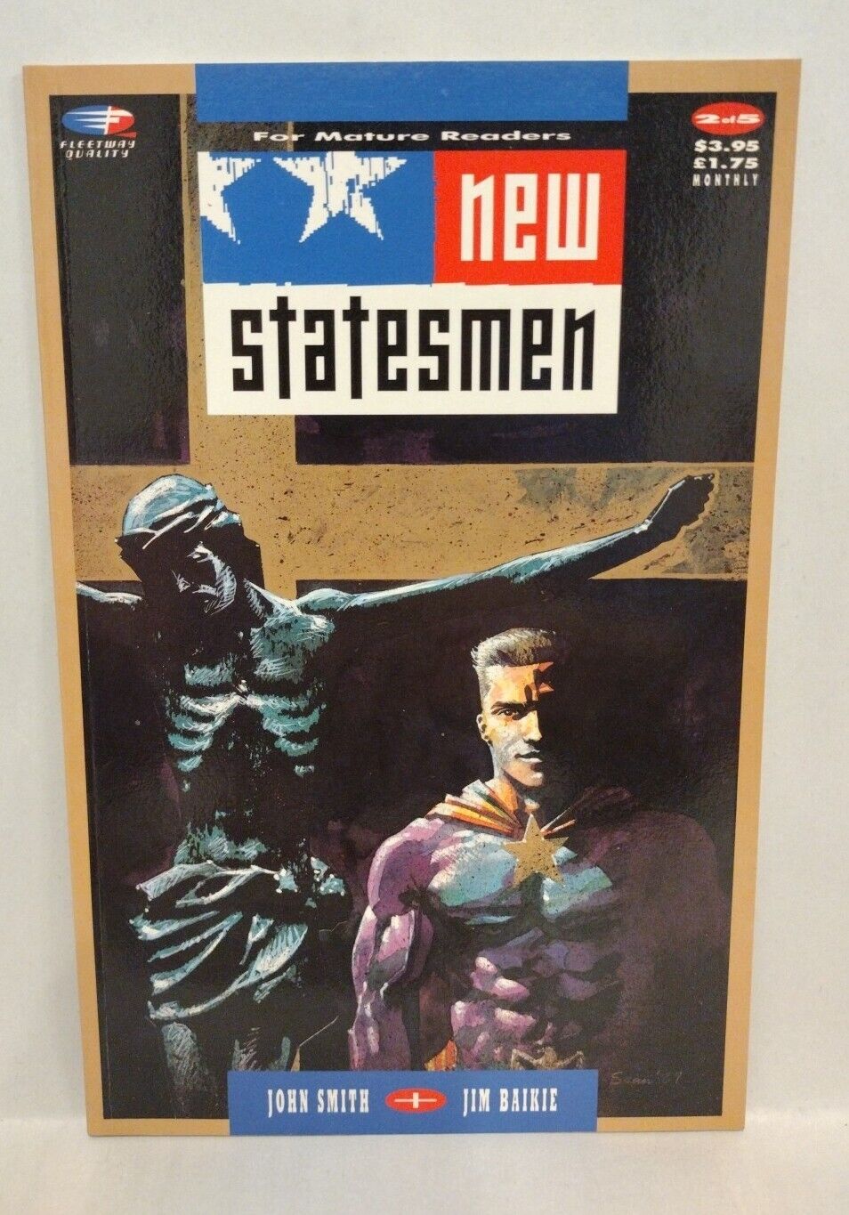 New Statesmen (1989) Complete Fleetway Comic Set #1 2 3 4 5 Jim Baikie J Smith