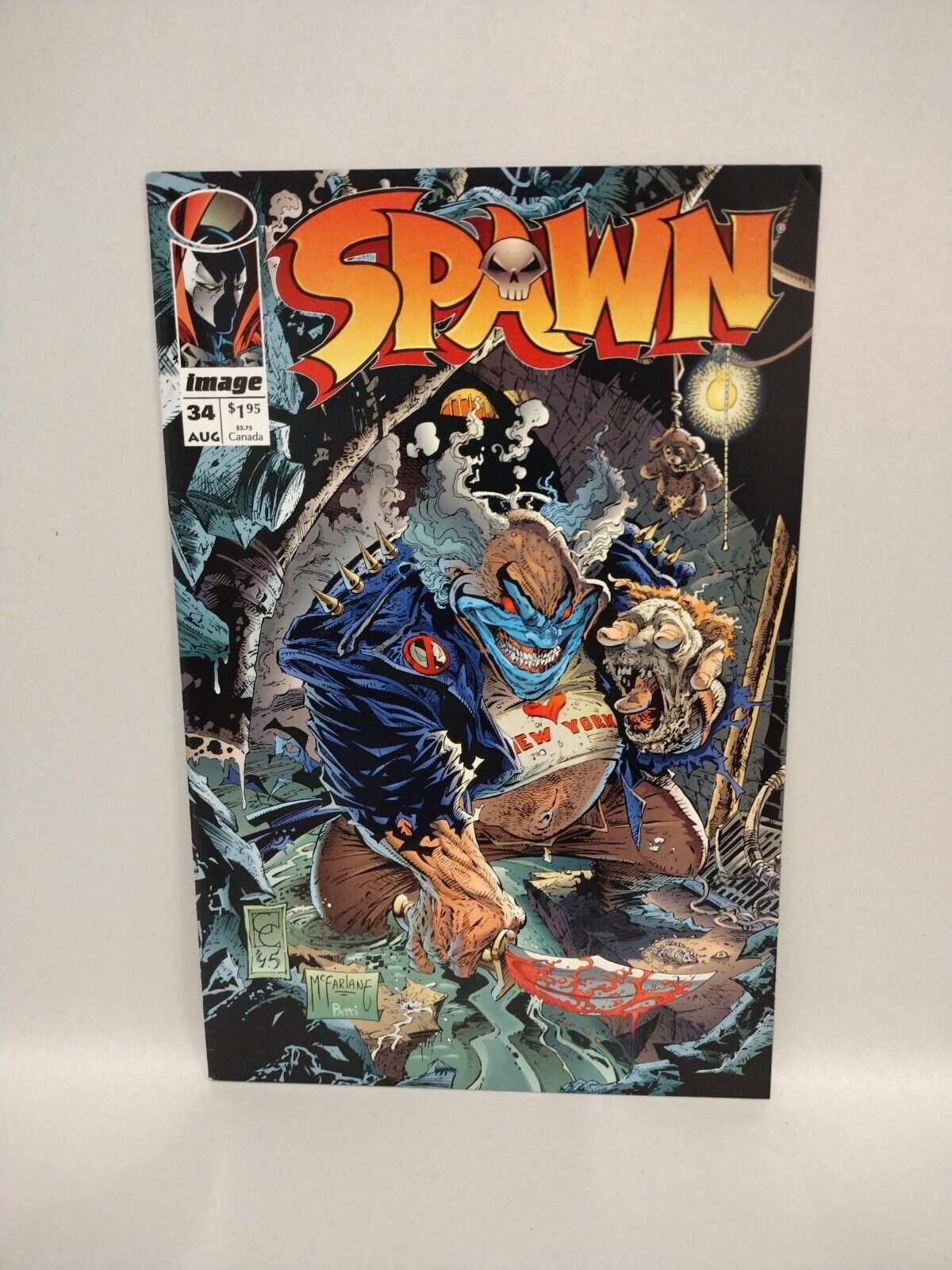 Spawn (1995) Image Comic Lot Set #33 34 35 Clown Violator Covers Greg Capullo