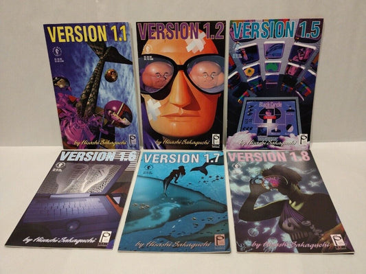 Version 1.1 (1992) #1.1 1.2 1-5-1.8 Dark Horse Comic Set Hisashi Sakaguchi 