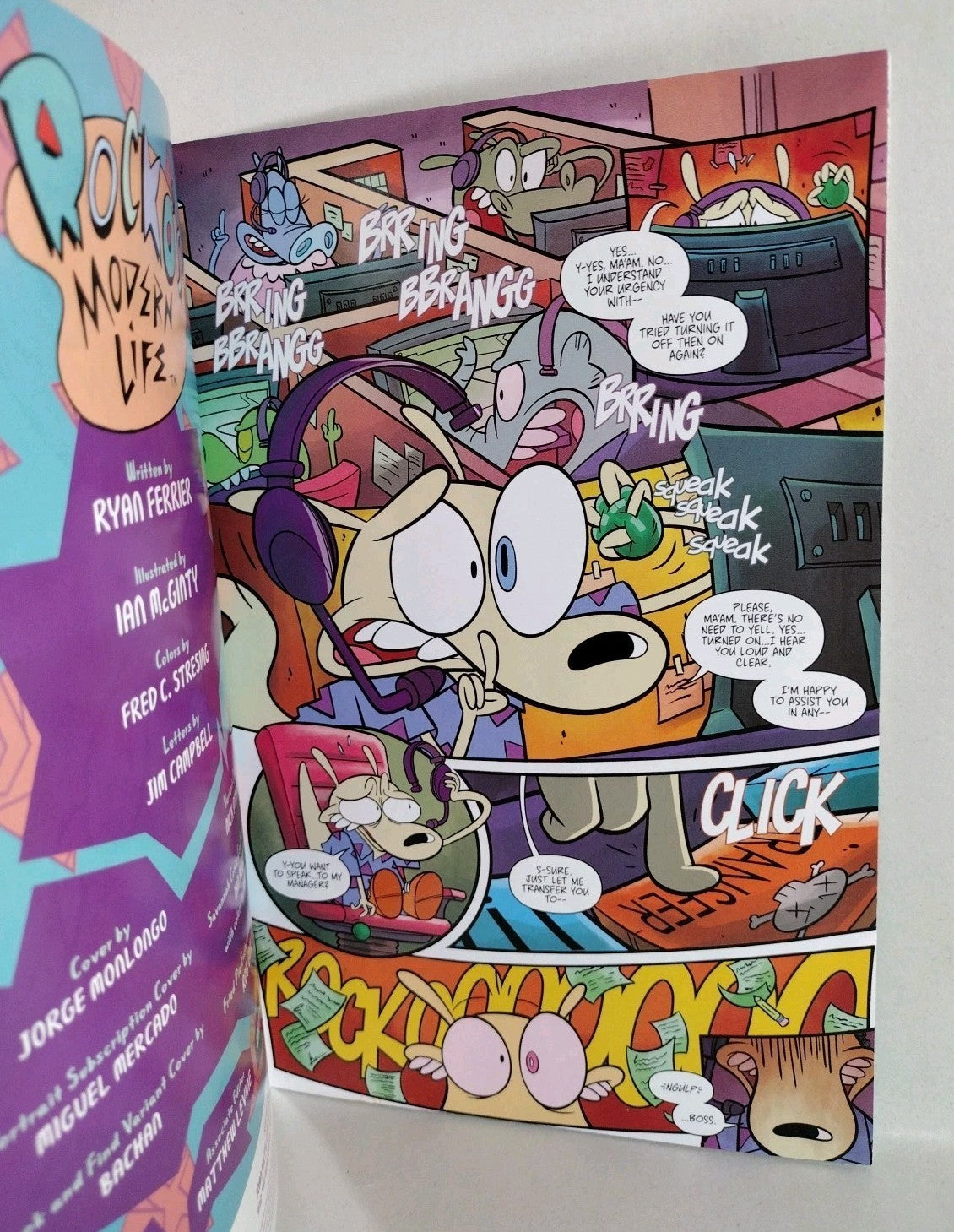 Rocko's Modern Life #1 (2017) Boom Comic Sketch Cover W Original Jevin Loop Art