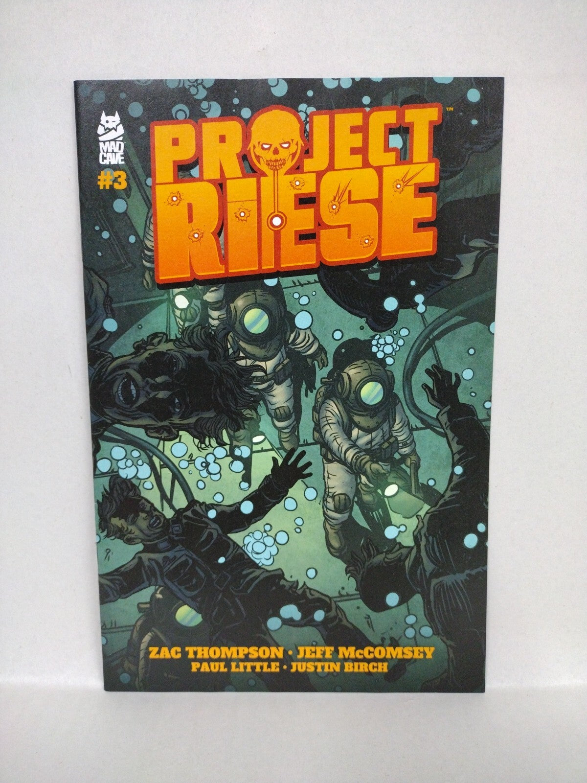Project Riese (2022) Complete Mad Cave Comic Lot Set #1 2 3 4 5 6 Zac Thompson
