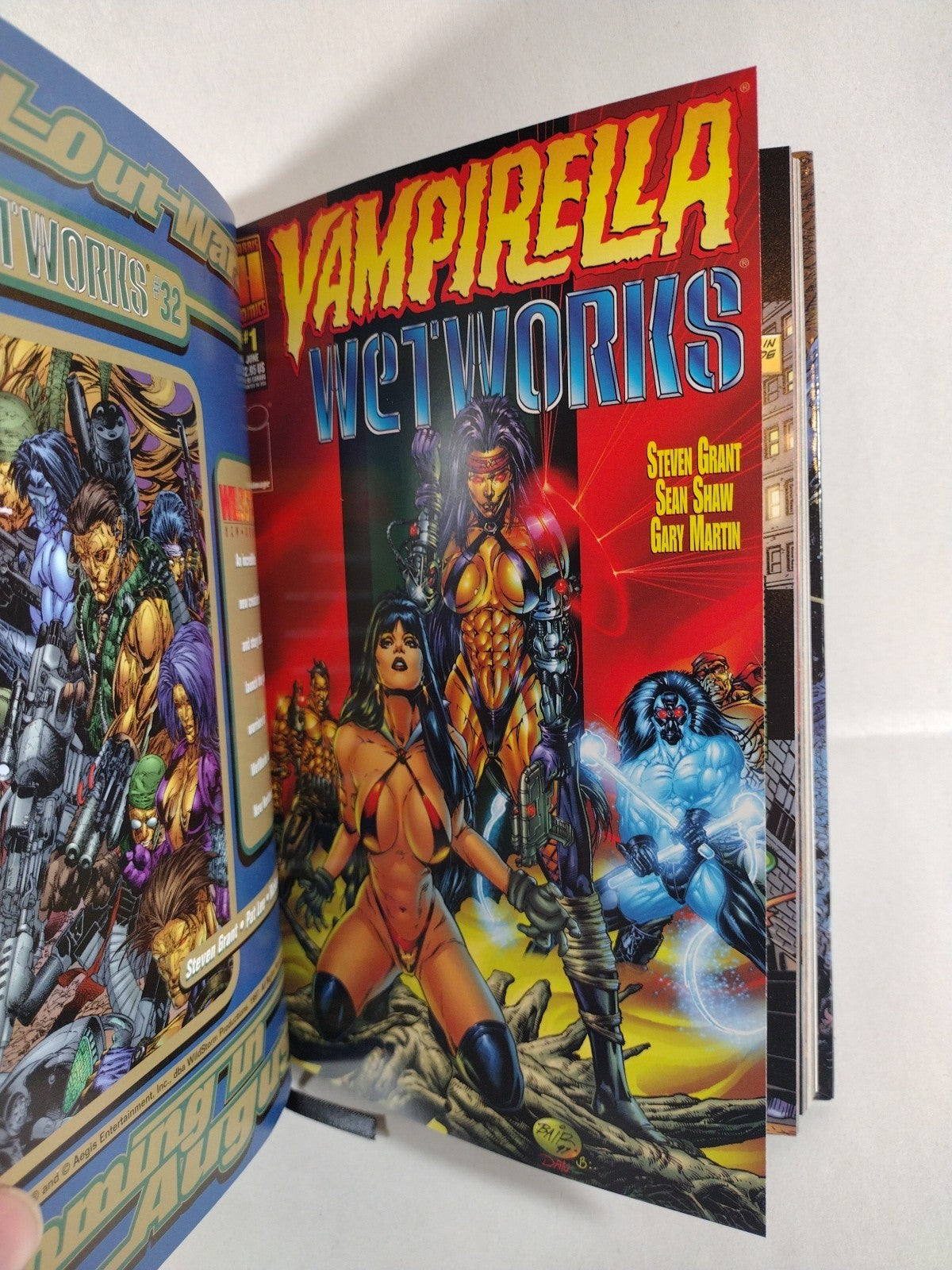 Wetworks Vol 1 (1992) Complete ARG Custom Bound Image Comic 2 Book HC Set 1-43 +