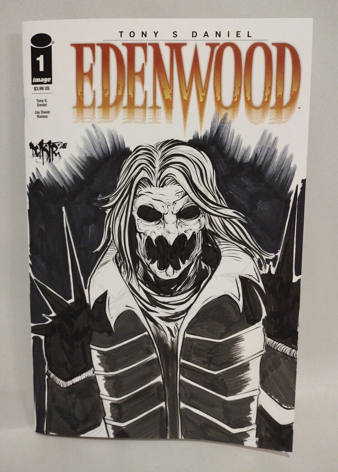 Tony Daniel's EDENWOOD #1 (2023) Image Comic Sketch Variant Cover W Original Art