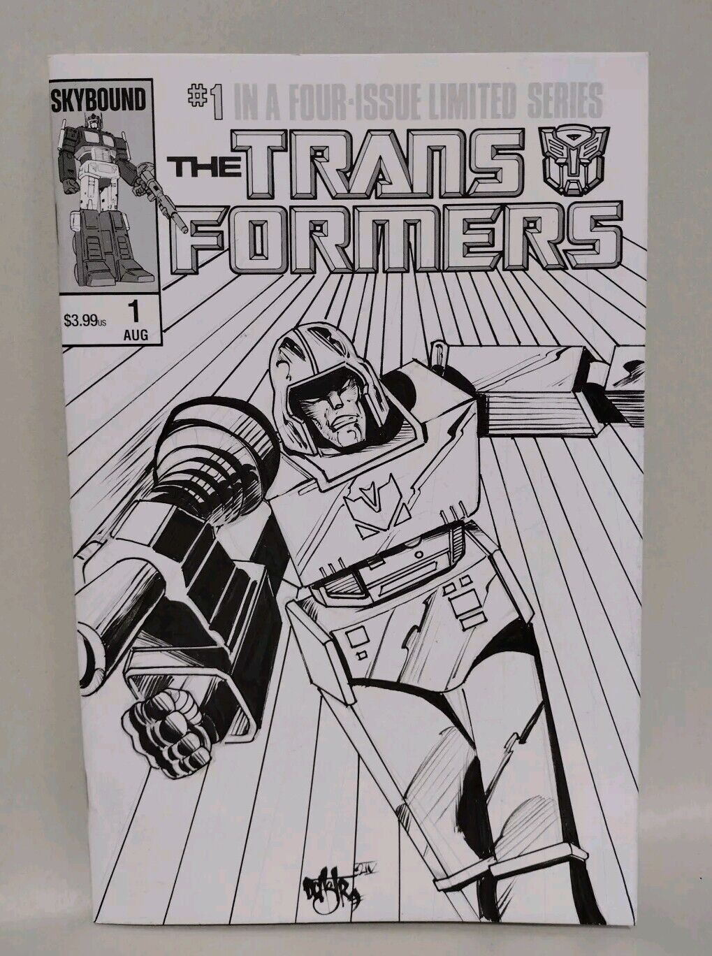 Transformers Facsimile #1 (2024) Image Comic Sketch Variant Cover W Original Art