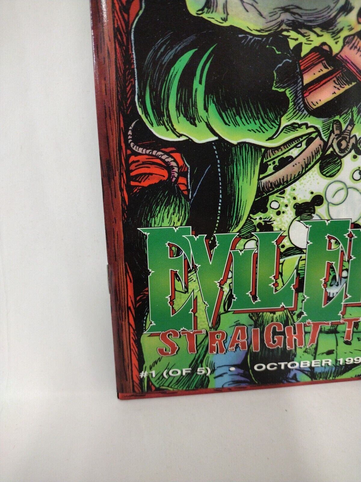 Evil Ernie: Straight To Hell #1 (1995) Chaos Comics Fold-Out Coffin Cover