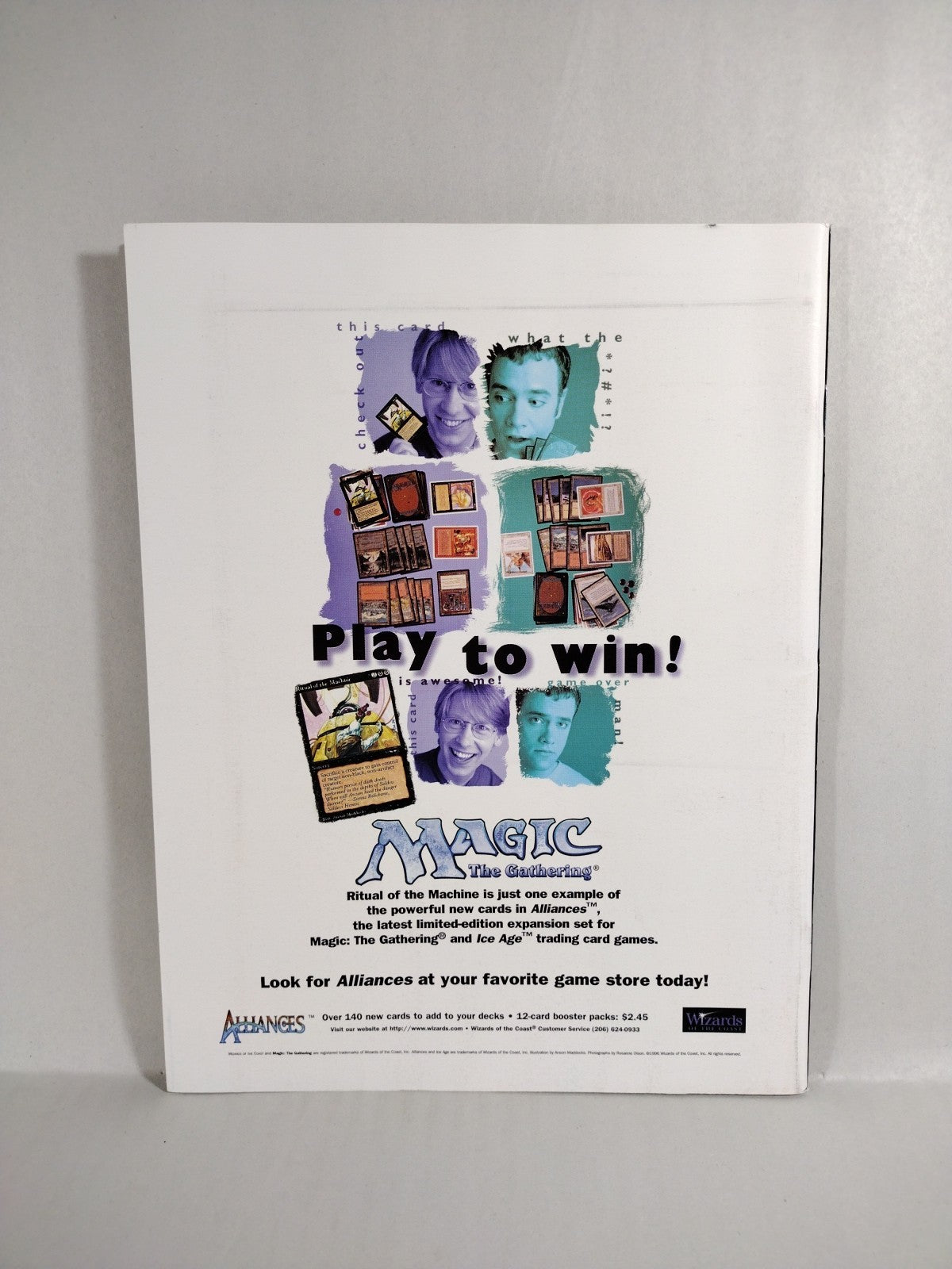 Scrye Magazine #16 (1996) X-Files Cover Complete W Inserts + Poster