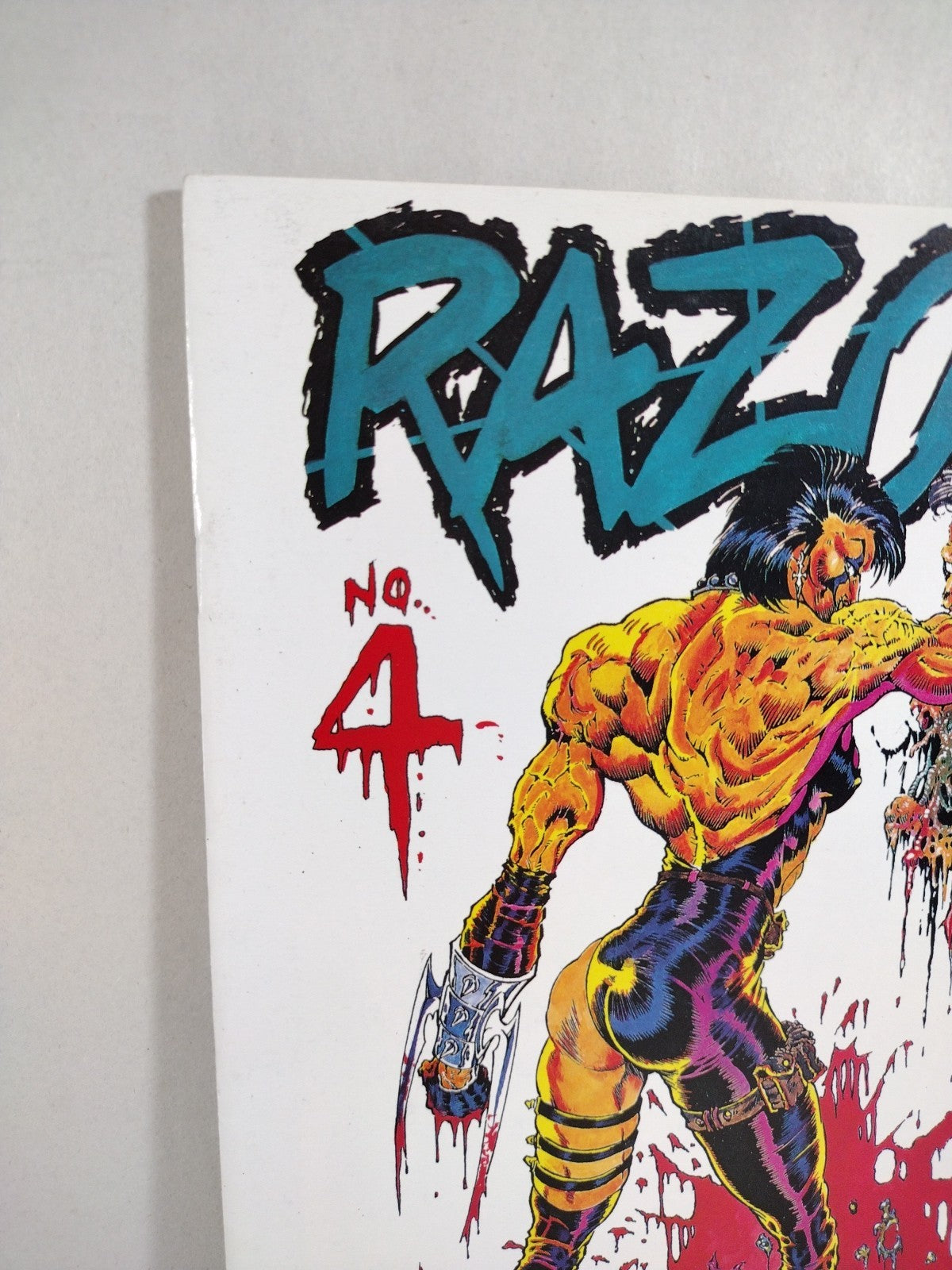Razor #4 (1992) Fathom Press Tim Vigil Cover Art Everette Hartsoe VF