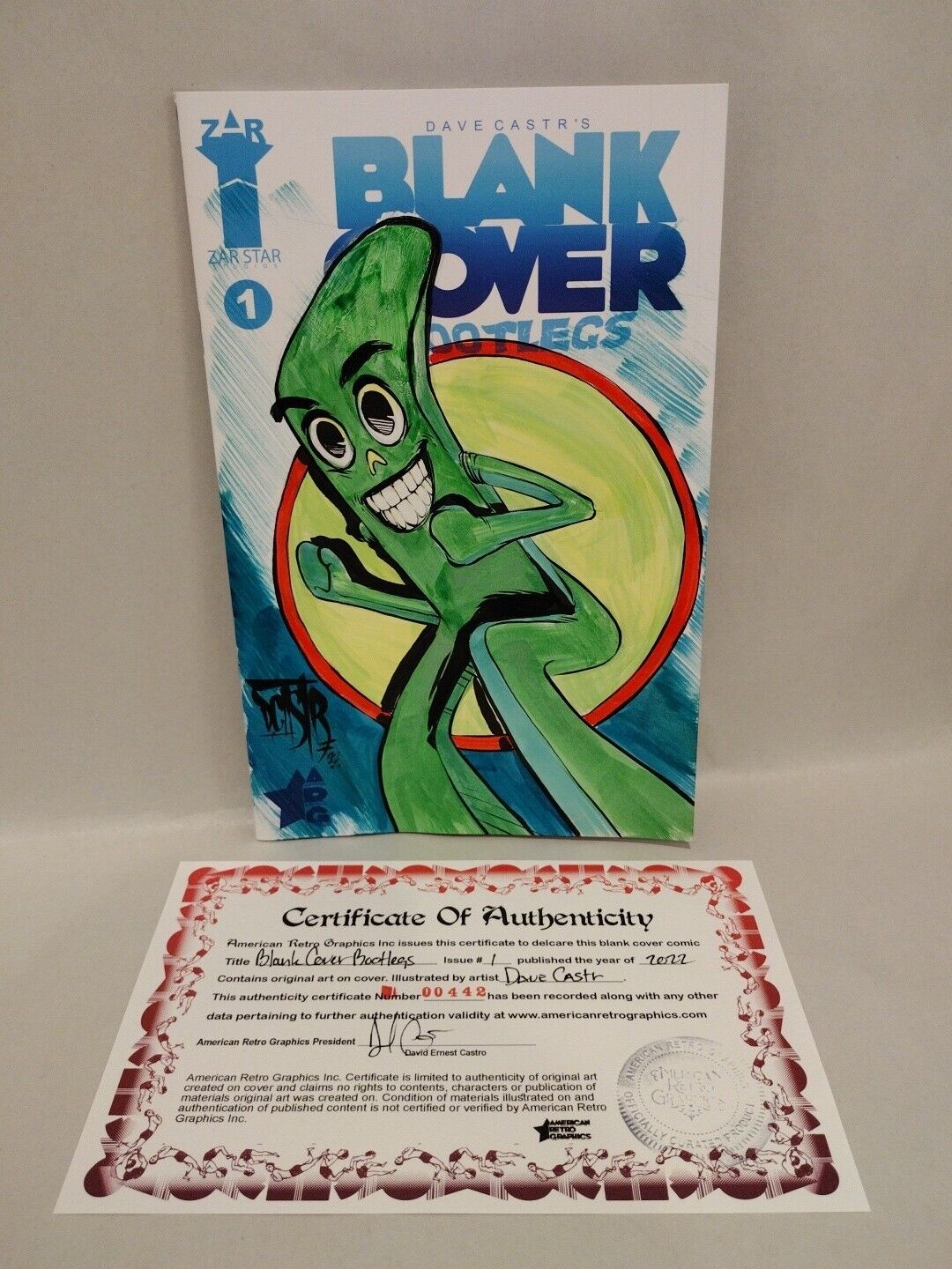 Dcastr's Blank Cover Bootlegs 1 (2022) ARG Blank Sketch Variant W Original GUMBY