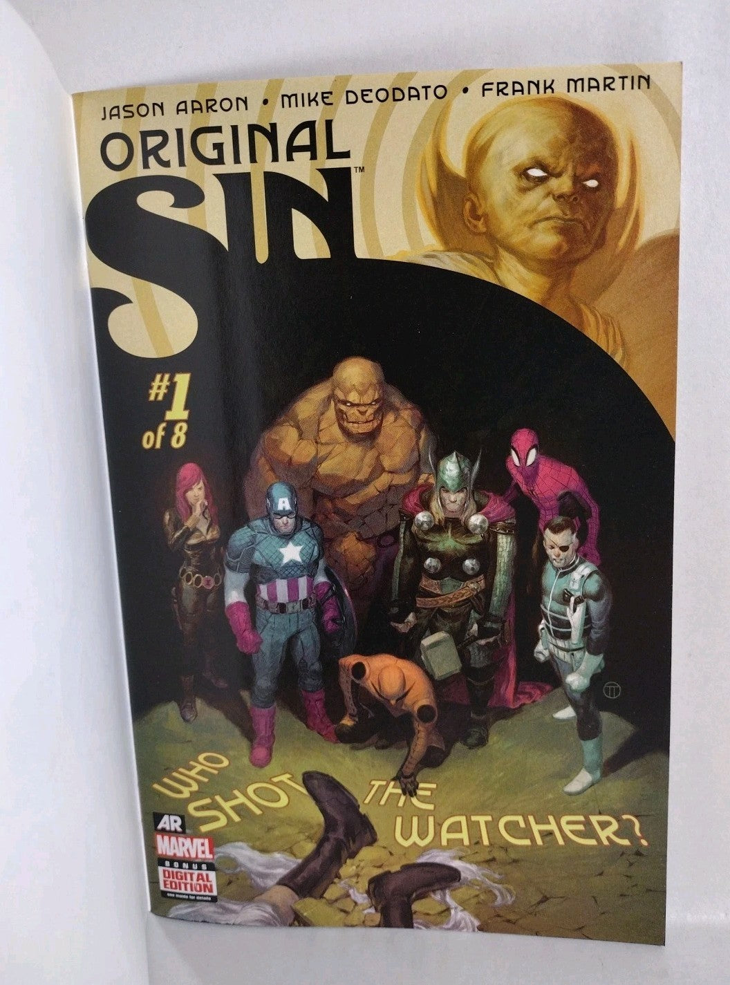 Original Sin #1 (2014) Marvel Comic Sketch Cover Variant W Original DCastr Art