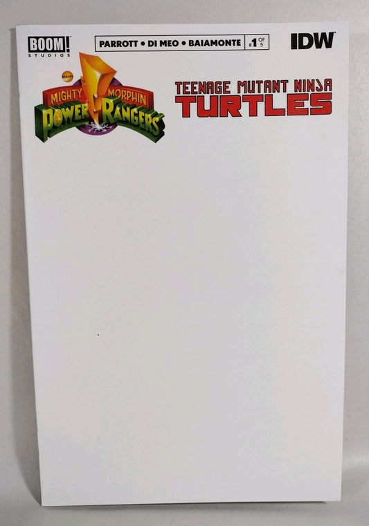 MMPR TMNT #1 (2019) Boom IDW Blank Sketch Cover Variant Comic New NM