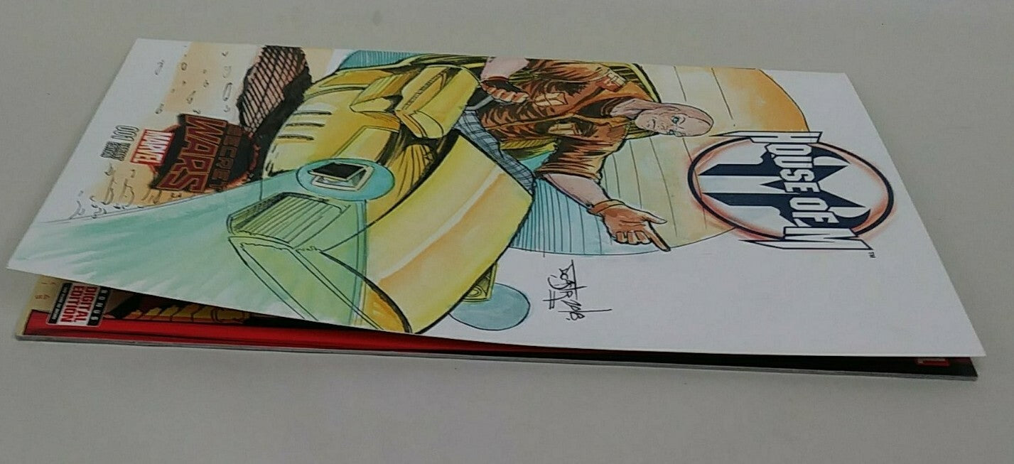 House of M 1 Marvel Secret Wars Sketch Cover Var Comic W Original DCastr Art 