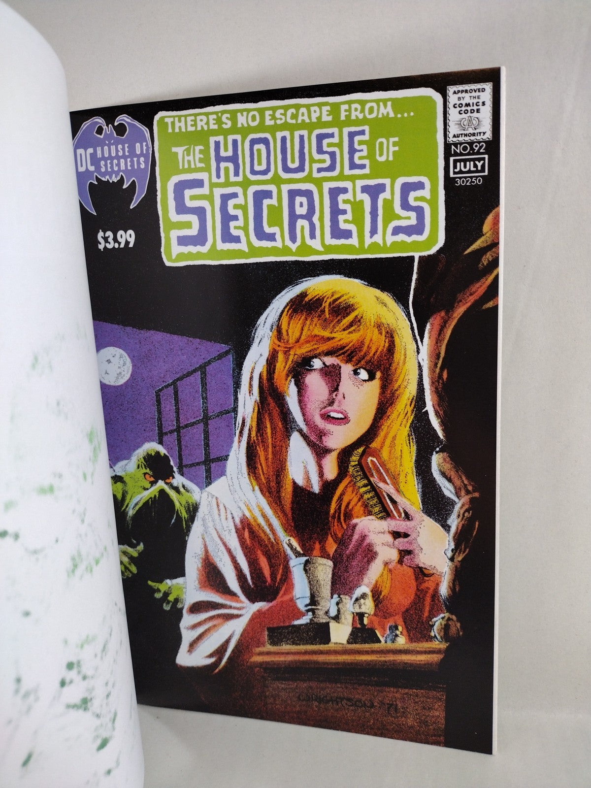 House Of Secrets 92 Facsimile (2024) DC Comic Sketch Cover W Original DCastr Art