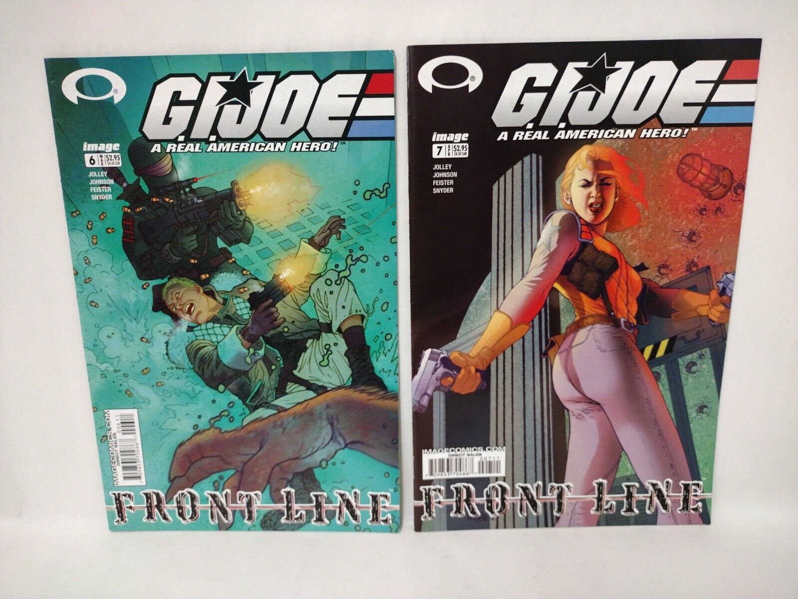 GI Joe Frontline (2002) Larry Hamma Image Comic Lot #1 2 3 4 5 6 7 Dan Jurgens