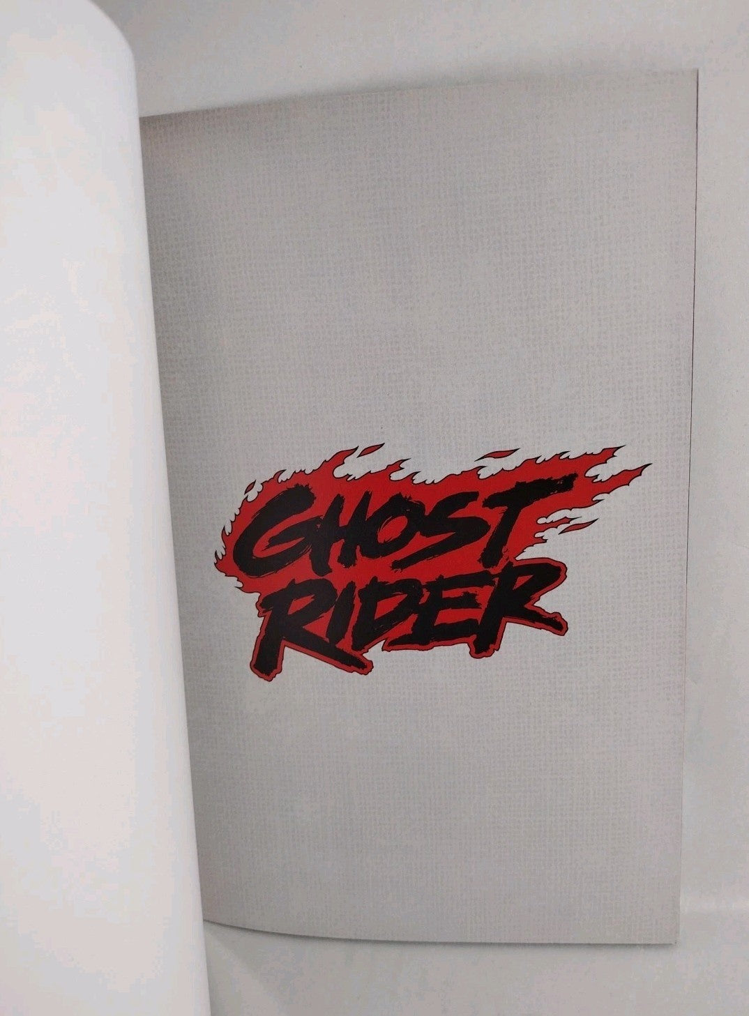 Ghost Rider #1 (2019) Marvel Black Blank Sketch Cover Variant Comic VF-NM