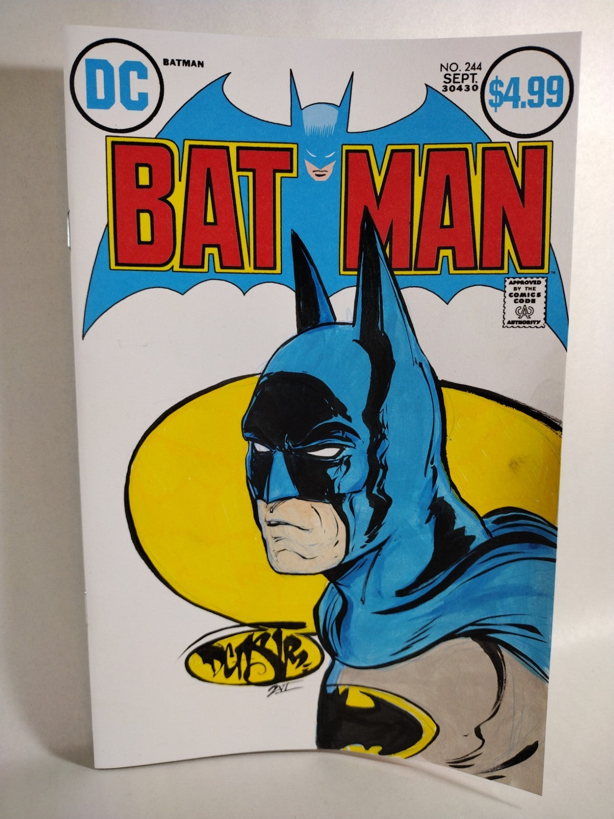Batman #244 (2026) Facsimile DC Comic Sketch Cover Variant W Original DCastr Art