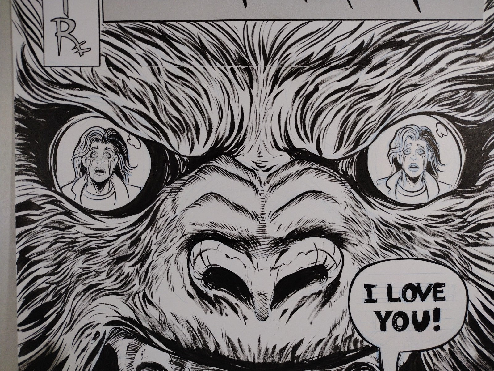 American Werewolf In London #3 (2025) Faux Comic Cover Original + Color DCastr