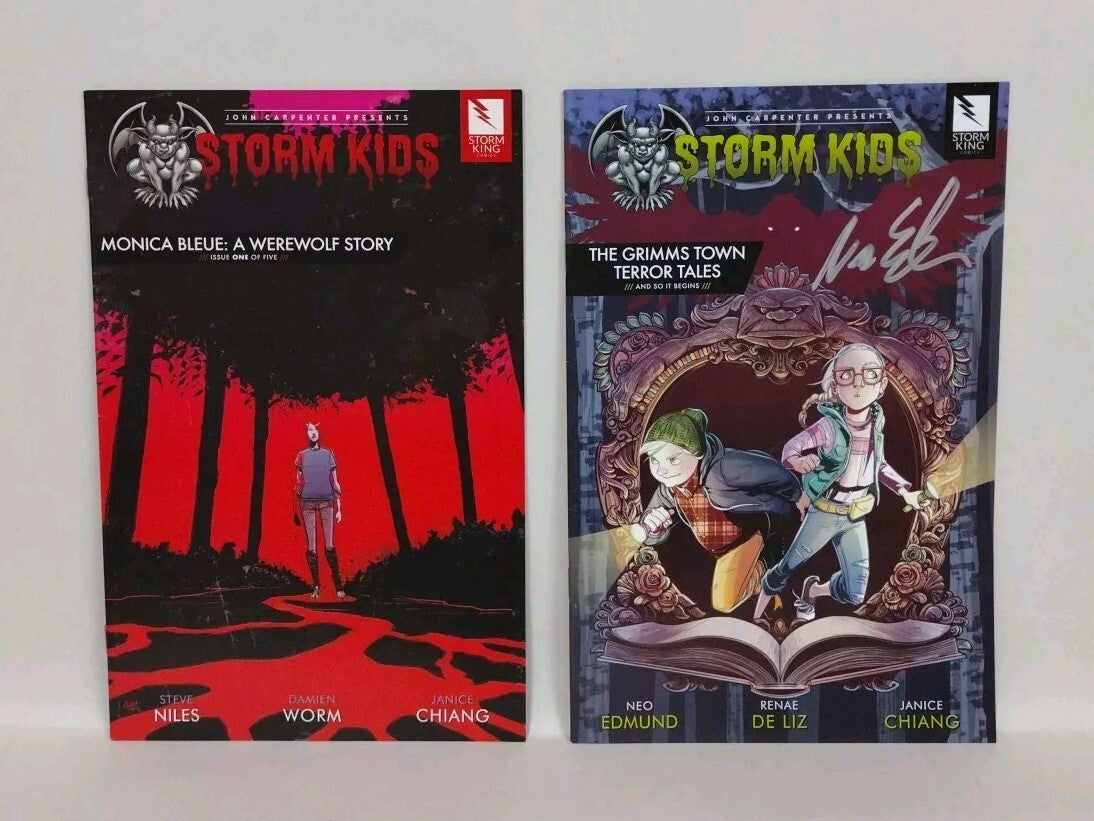 Storm Kids (2019) Storm King Comic Lot Monica Bleue & Grimms Town Terror Signed