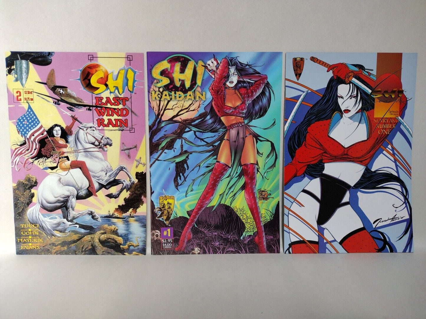 Shi (1994) Complete Crusade Comic 26 pc Lot Set Way Of Warrior #1-12 +Crossovers