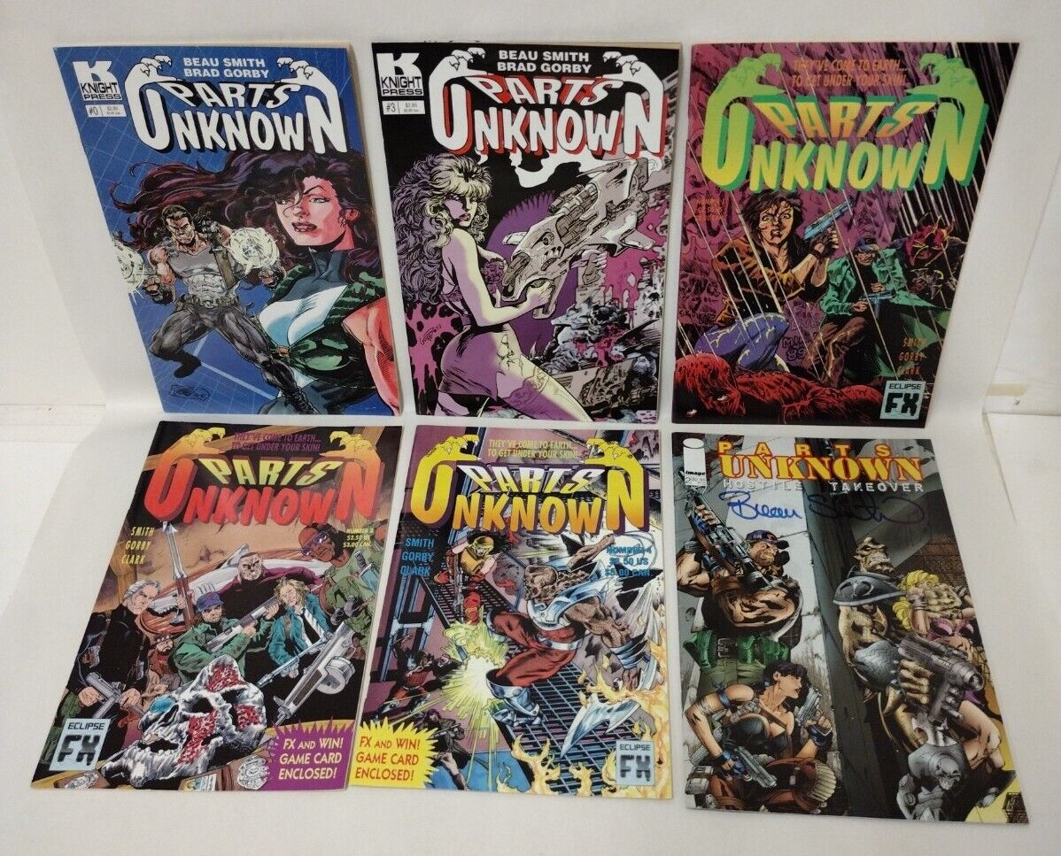 Parts Unknown Comic Lot Knight Press #0 3 Eclipse #1 3 4 Image #2 Beau Smith