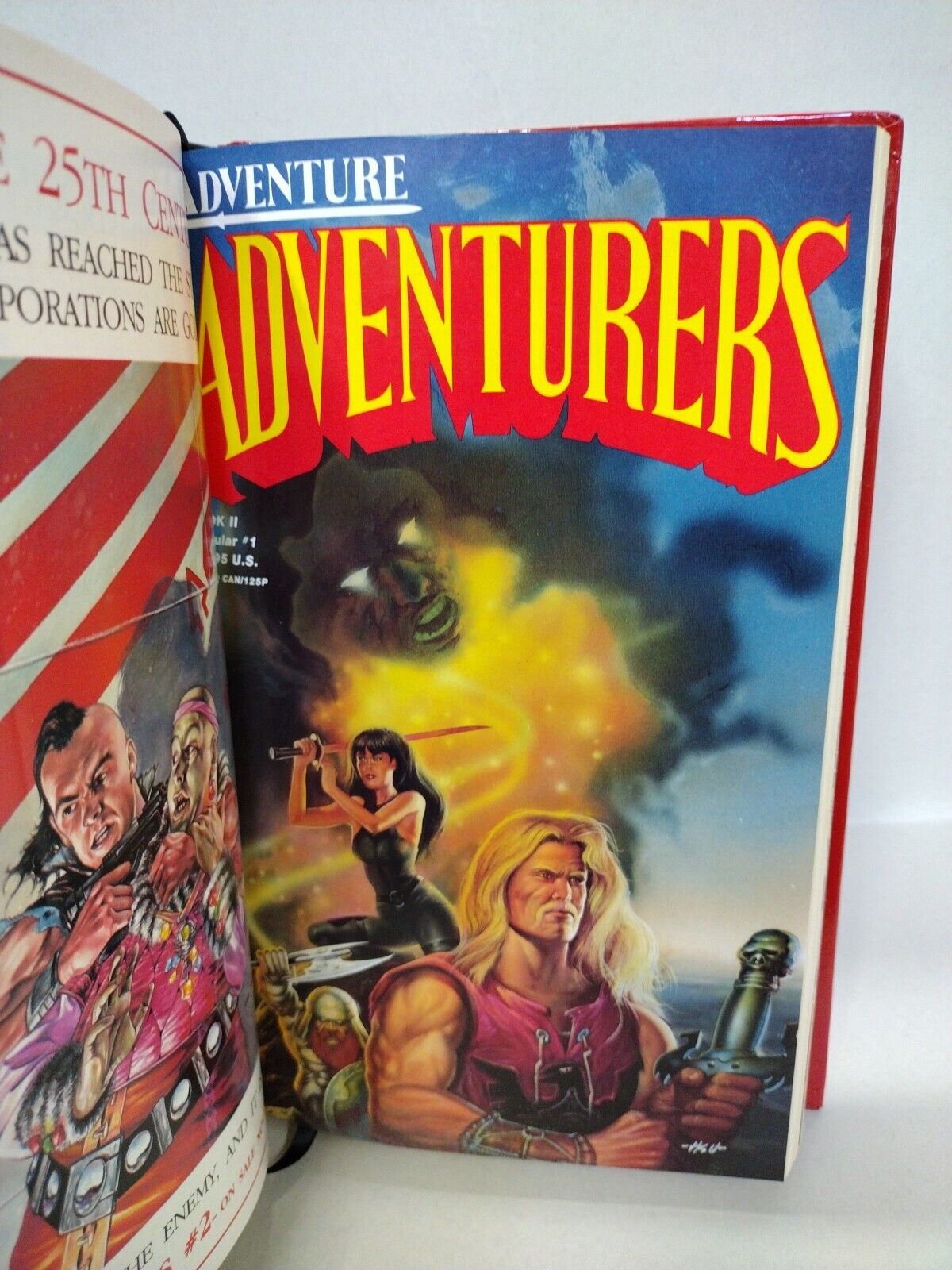 Adventurers Omnibus (1986) ARG Custom Bound Comics Kent Burles Behnke Hardcover