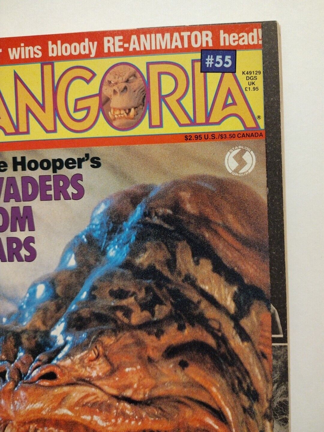 Fangoria Magazine #55 (1986) Starlog Invaders From Mars Poltergeist II Aliens