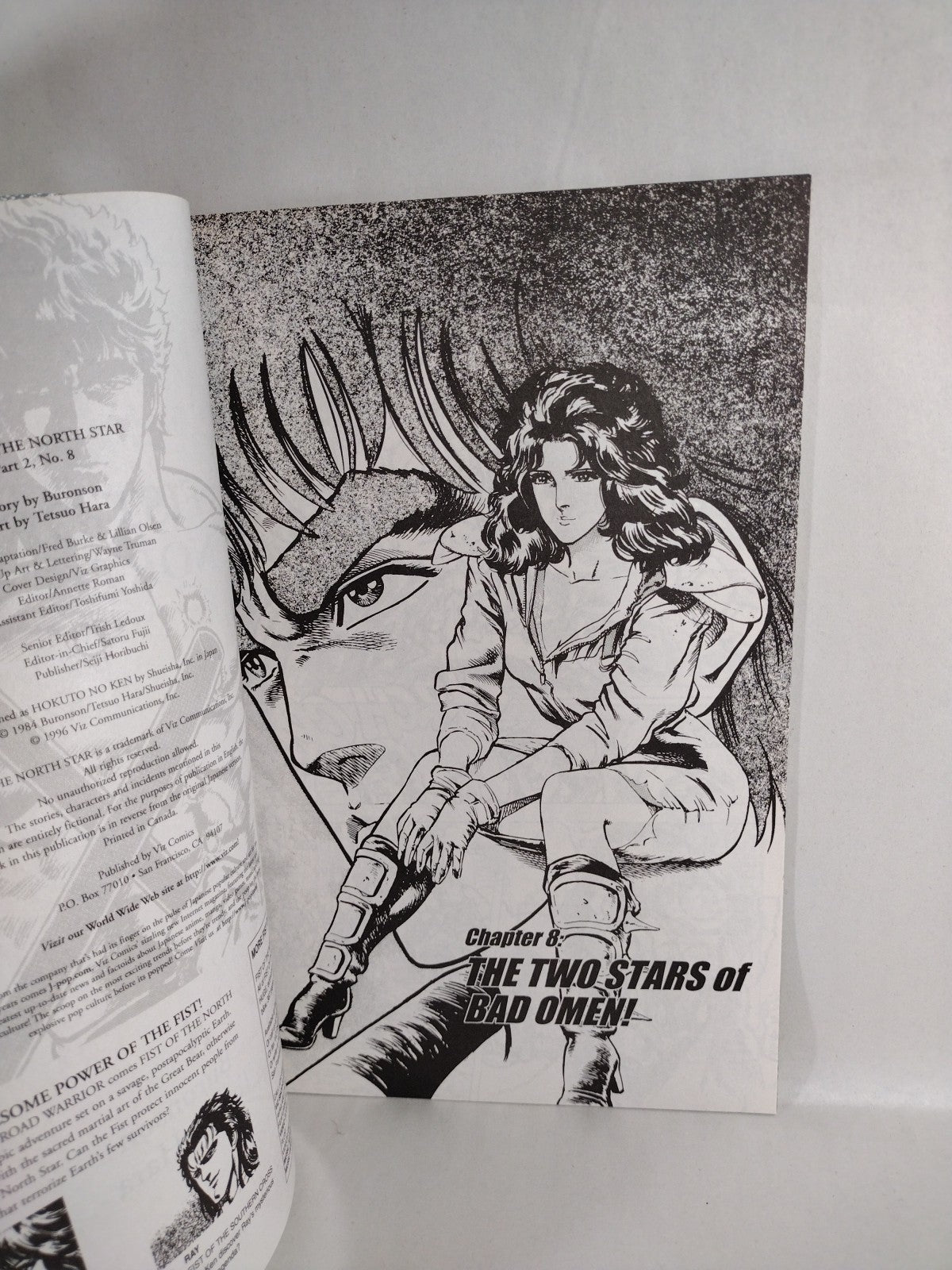 Fist Of The North Star (1995) Part 2 Viz Comic Lot #1 2 3 4 5 6 7 8 VF-NM