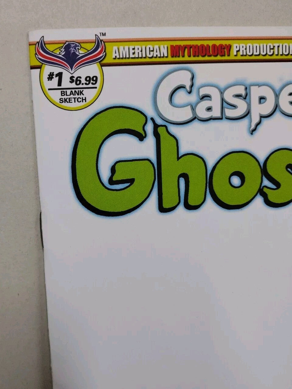 Casper's Ghost Land #1 (2018) AMP Comic Blank Sketch Cover Variant NM