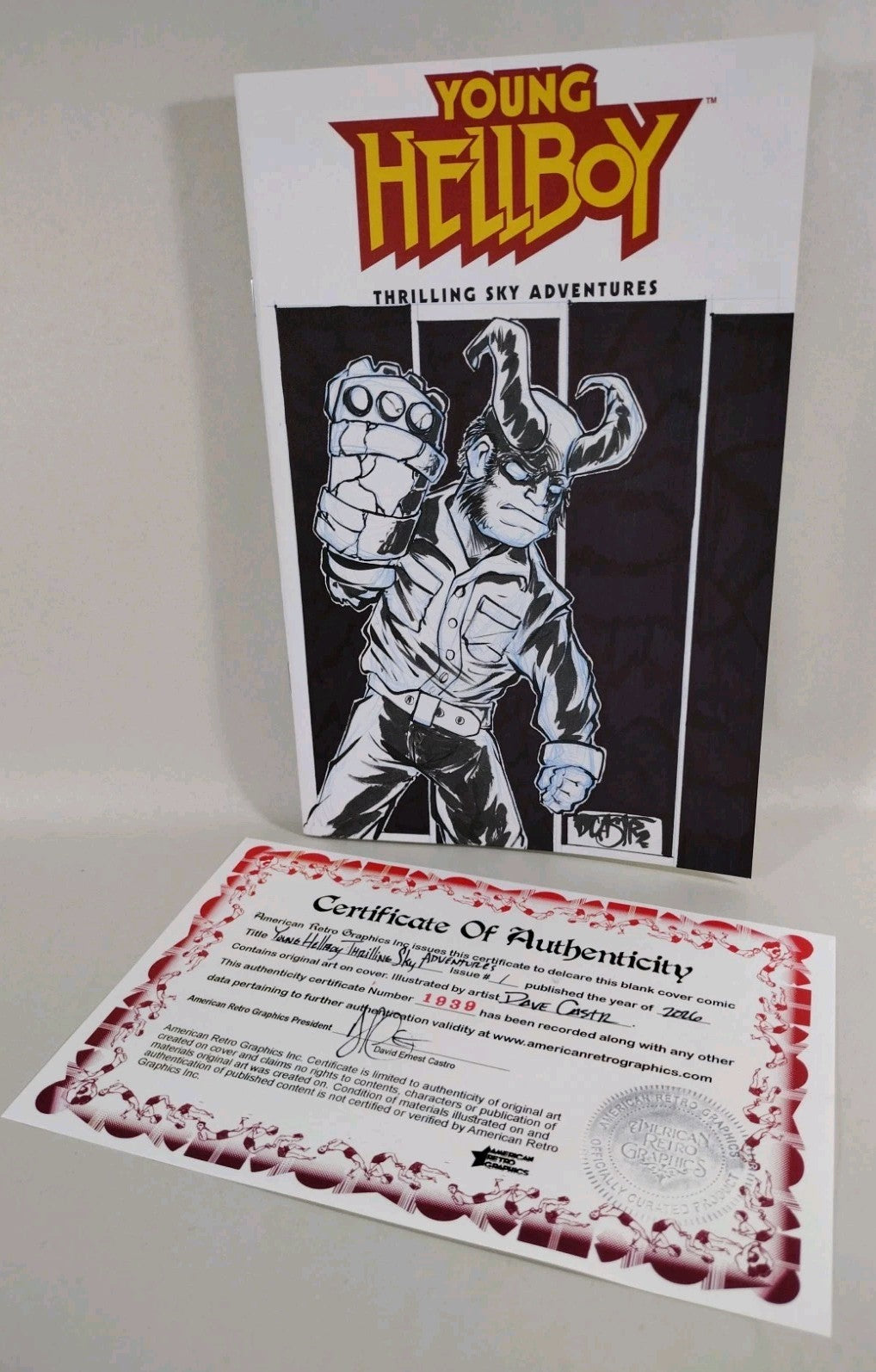 Young Hellboy #1 (2026) Dark Horse Sketch Cover W Original Dave Castr Art