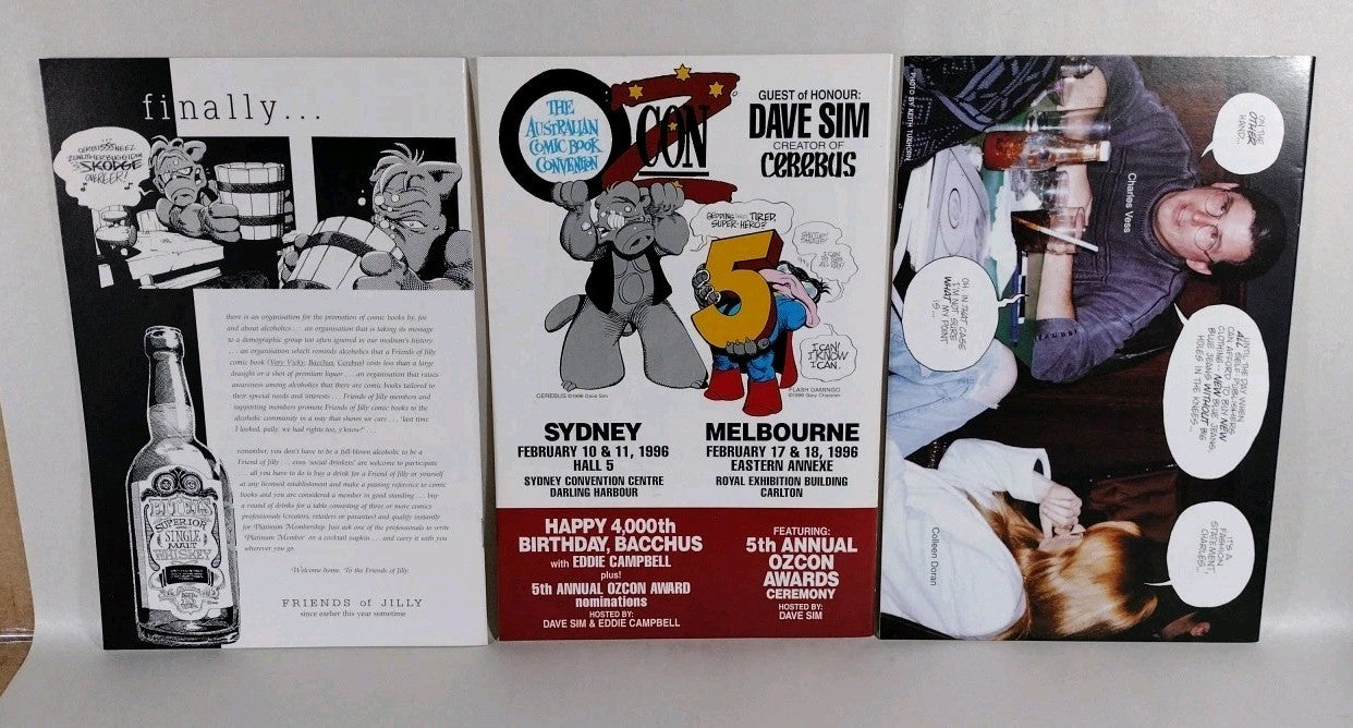 Cerebus The Aardvark #201-218 (1995) Dave Sim Guys Pt 1-18 Comic Lot Set