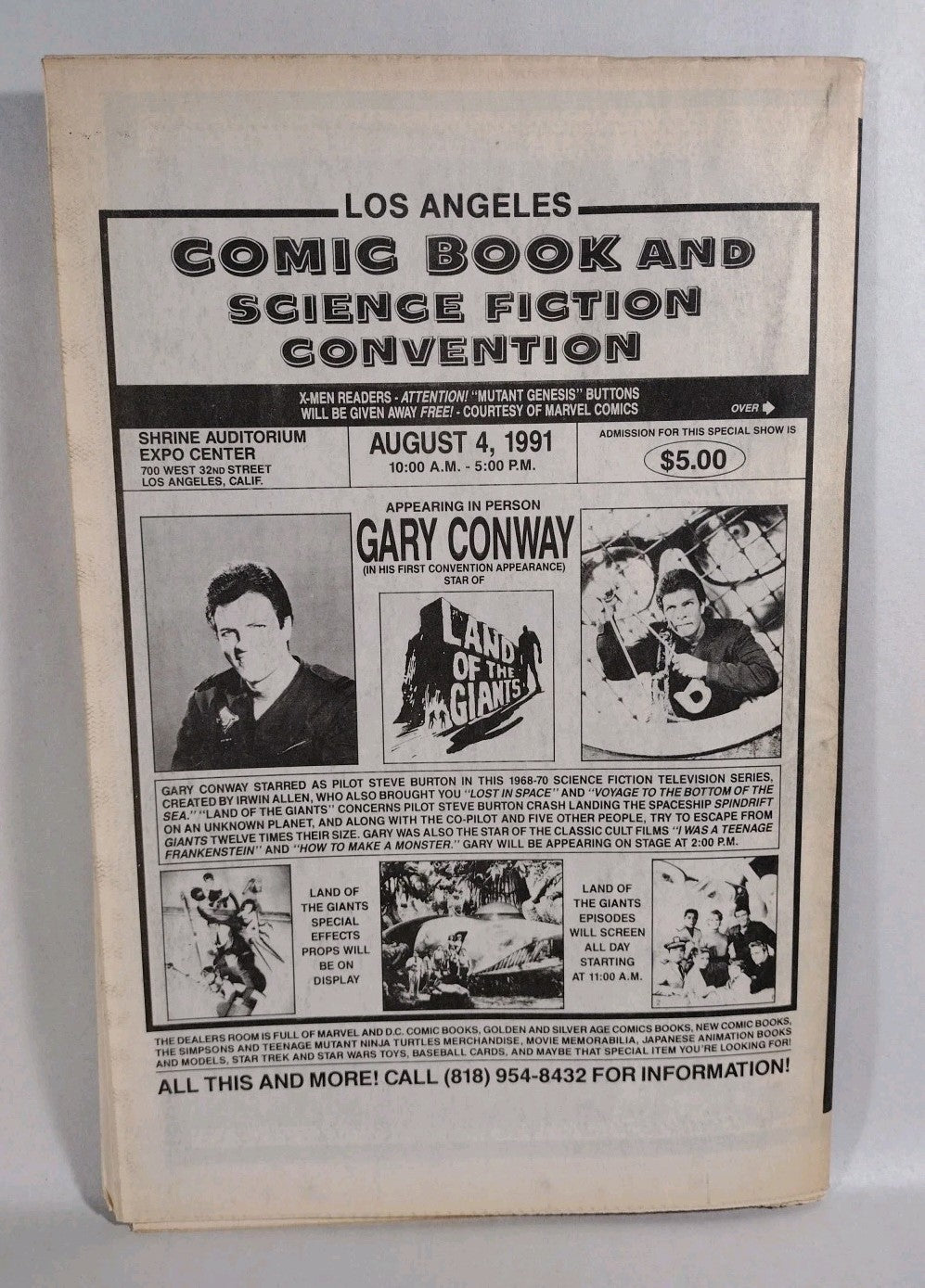Syn Magazine (1990) Complete Newspaper Run 1 2 3 4 5 6 Horror Movie Comic Run