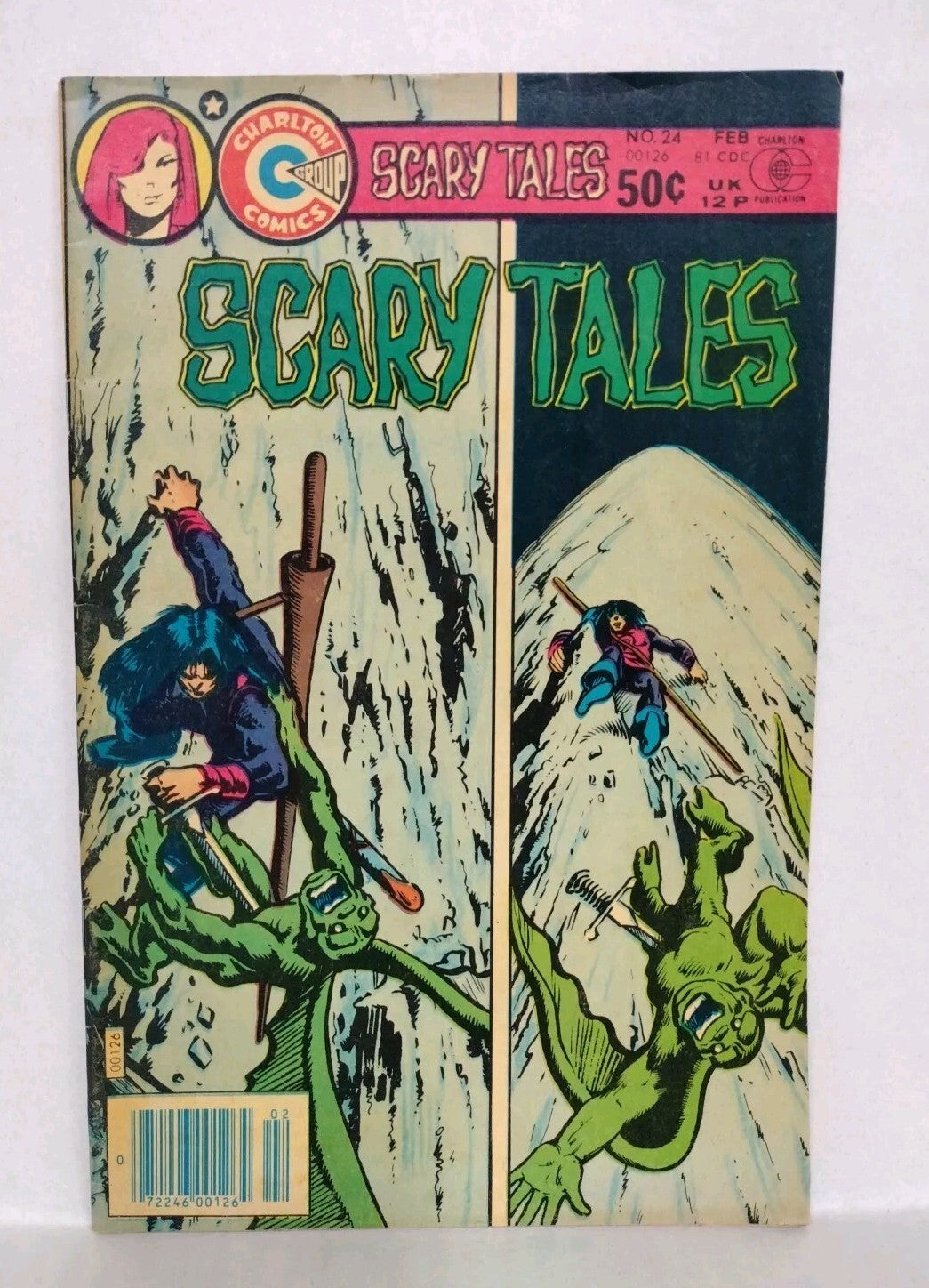 Lot Of 3 1980 Charlton Horror Comics Ghost Manner 49 Ghostly Tales 144 Scary 24