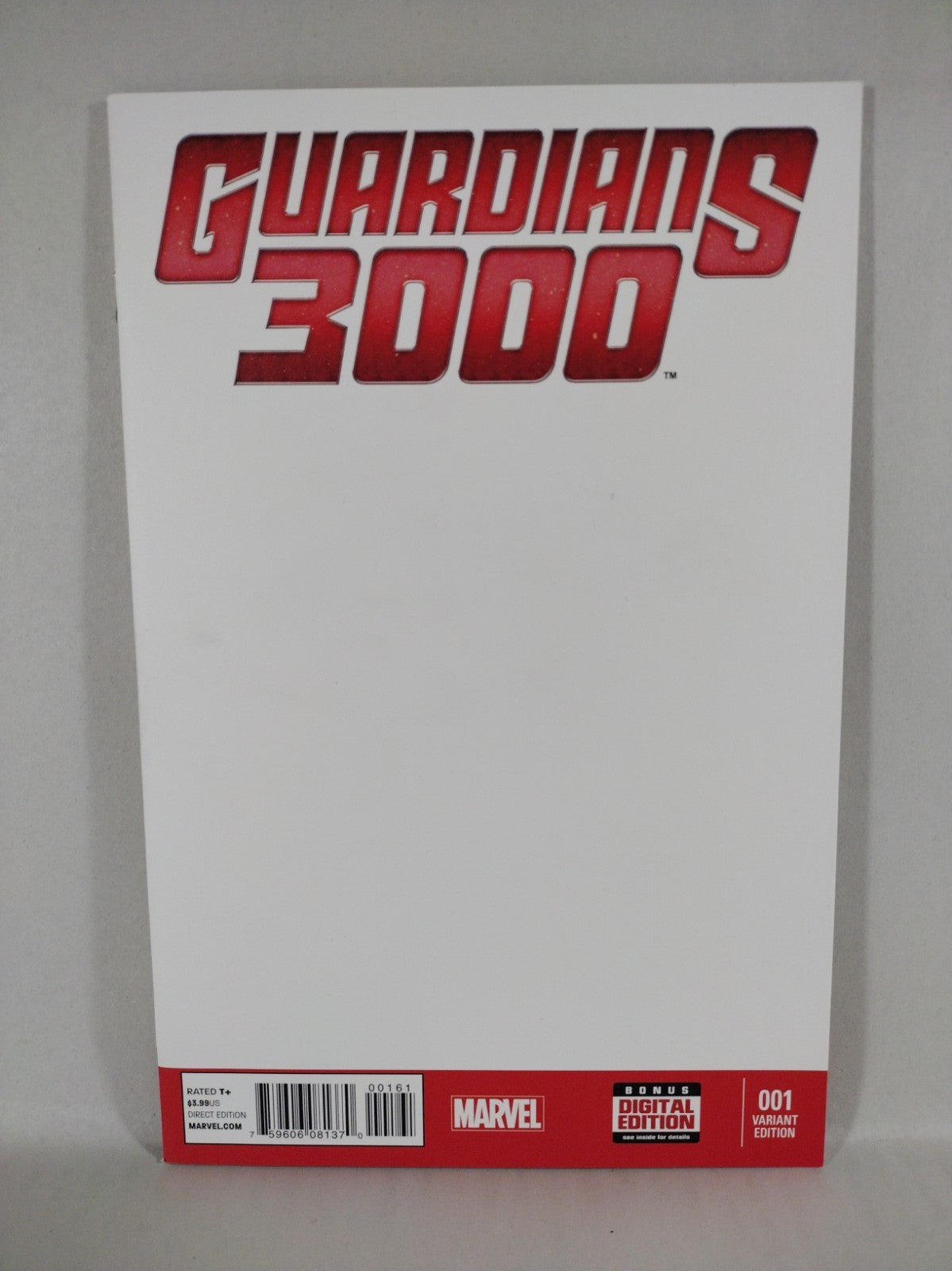 Guardians 3000 #1 (2014) Marvel Blank Sketch Variant Comic New NM