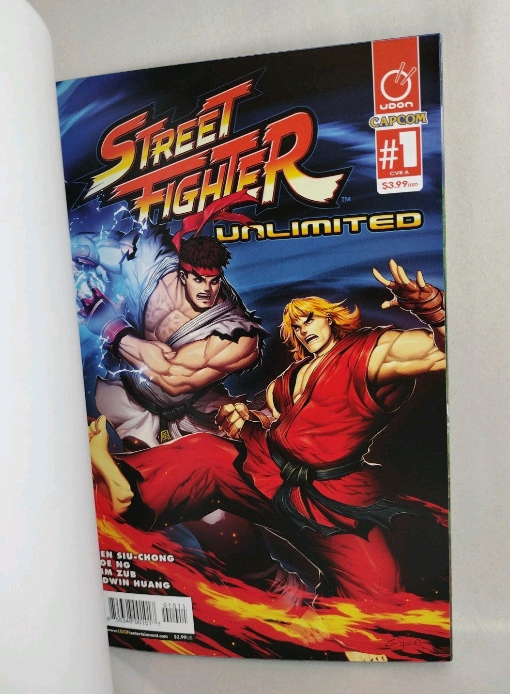Street Fighter Unlimited #1 (2015) Udon Capcom Blank Sketch Variant Cover Comic 