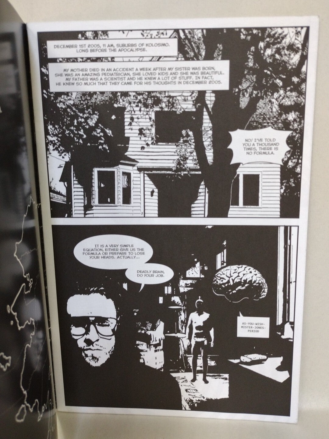 Follow Me Into The Darkness #1 (2022) Behemoth Blank Sketch Comic W Original Art