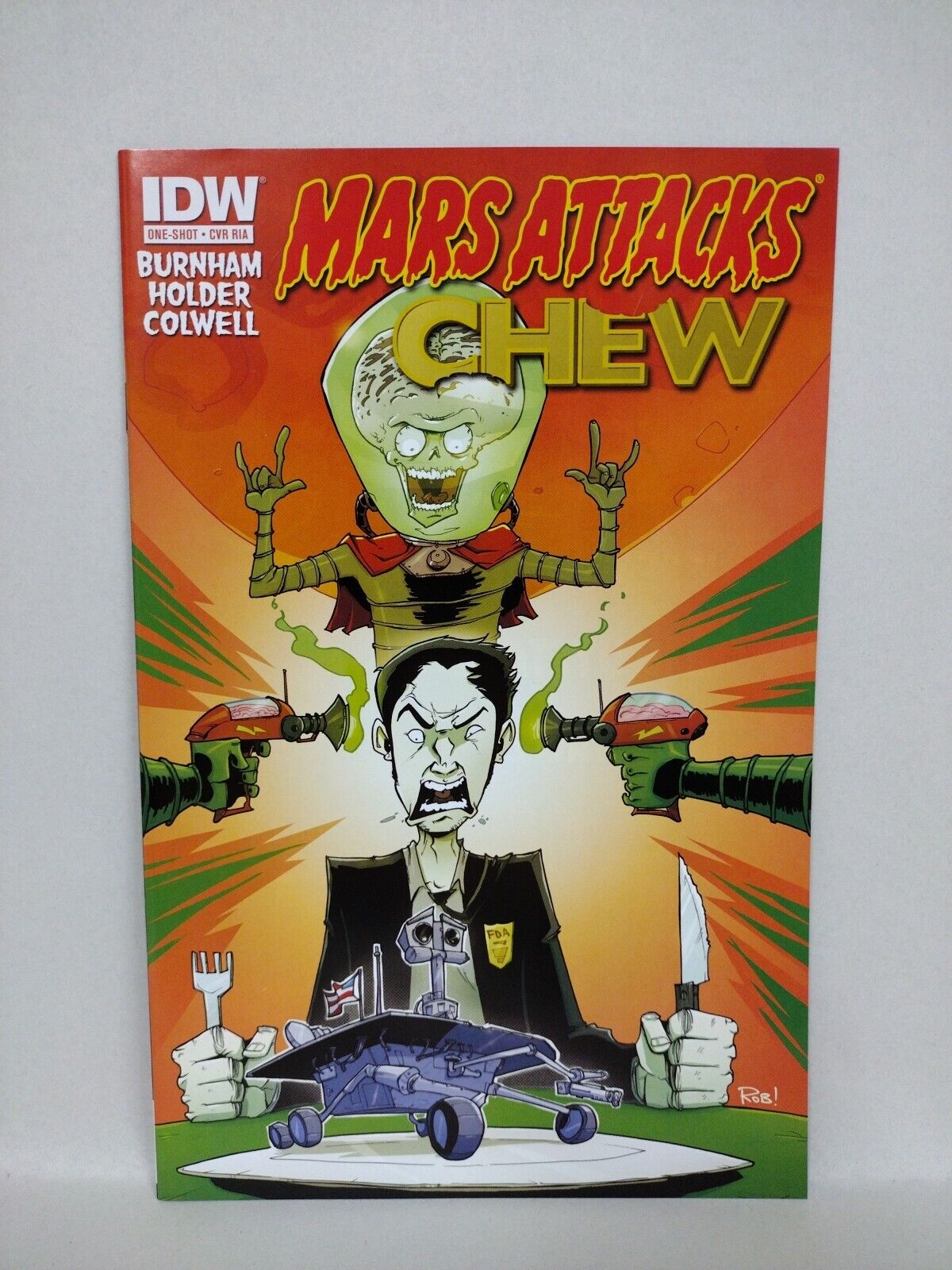 Mars Attacks Real Ghostbusters 1 (2013) IDW Comic 1:10 Rob Guillory Chew Variant