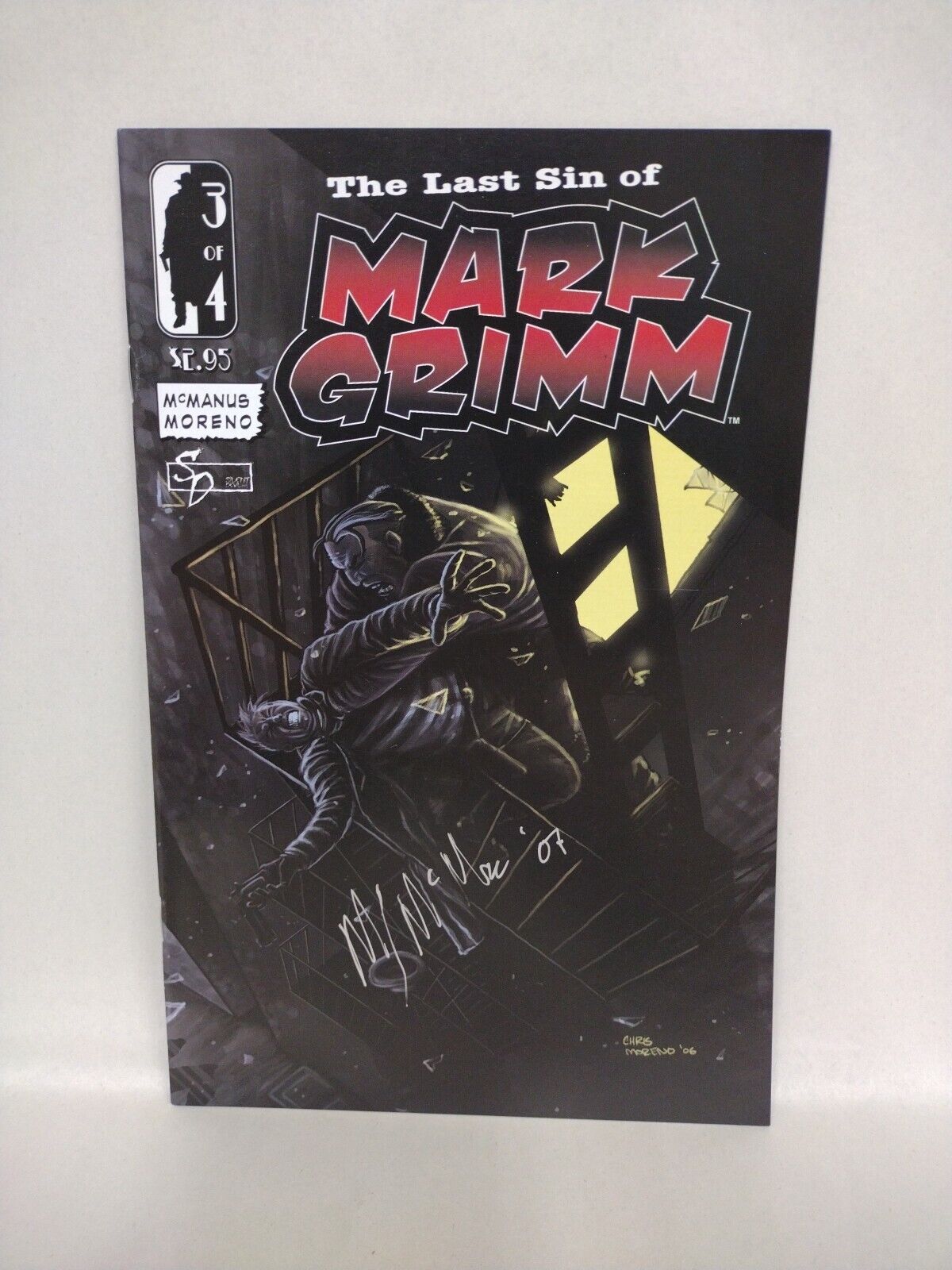 Last Sin Of Mark Grimm (2006) Complete SD Comic Lot Set #1-4 Signed Sean McManus